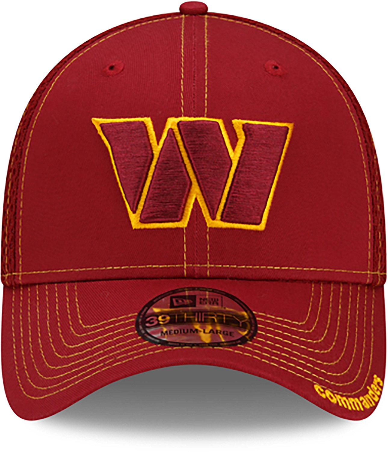 New Era Adults' Washington Commanders NEO 39THIRTY Stretch Fit Cap - view number 2