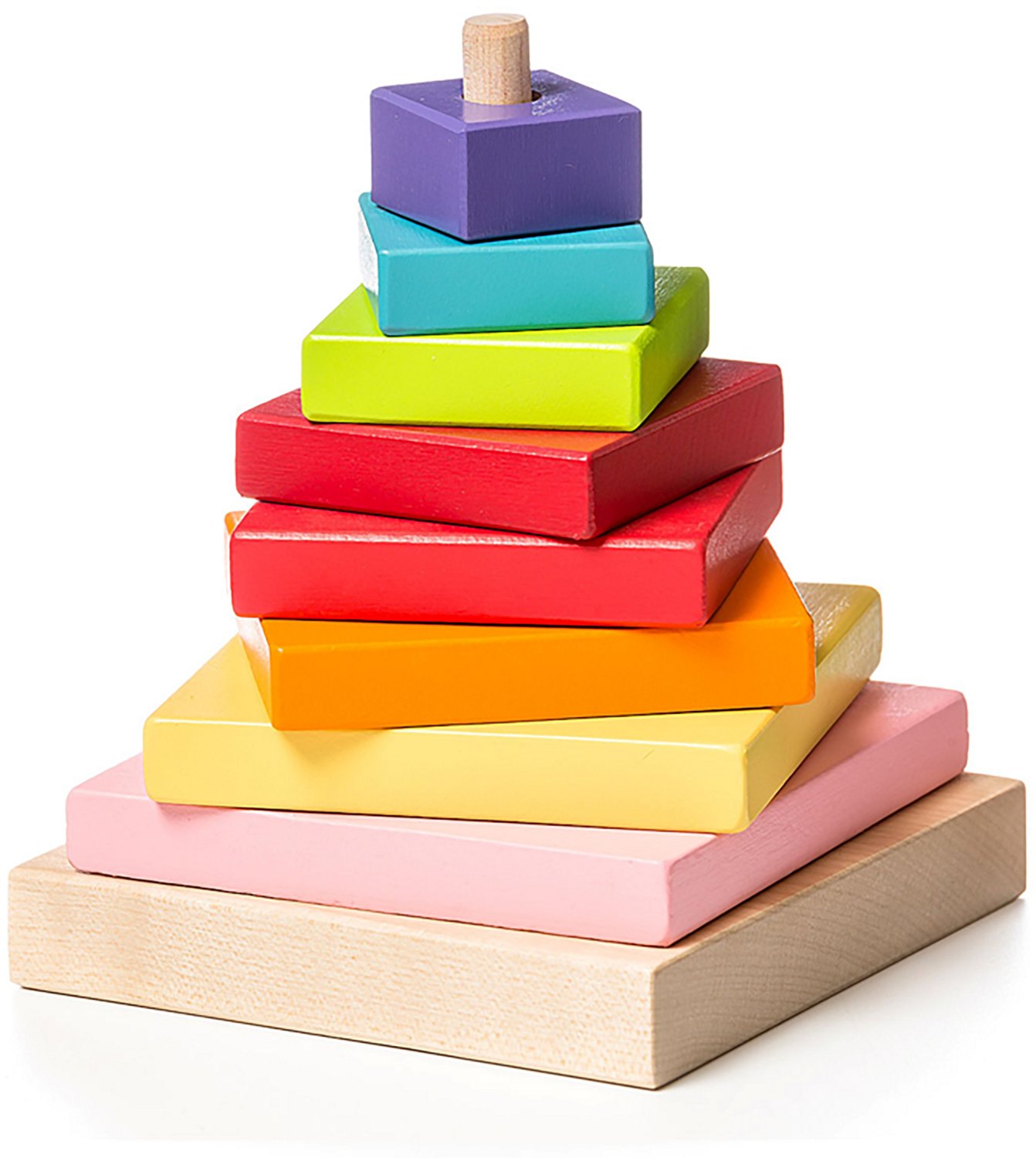 Toysmith Cubika Wooden Pyramid Stacker - view number 2