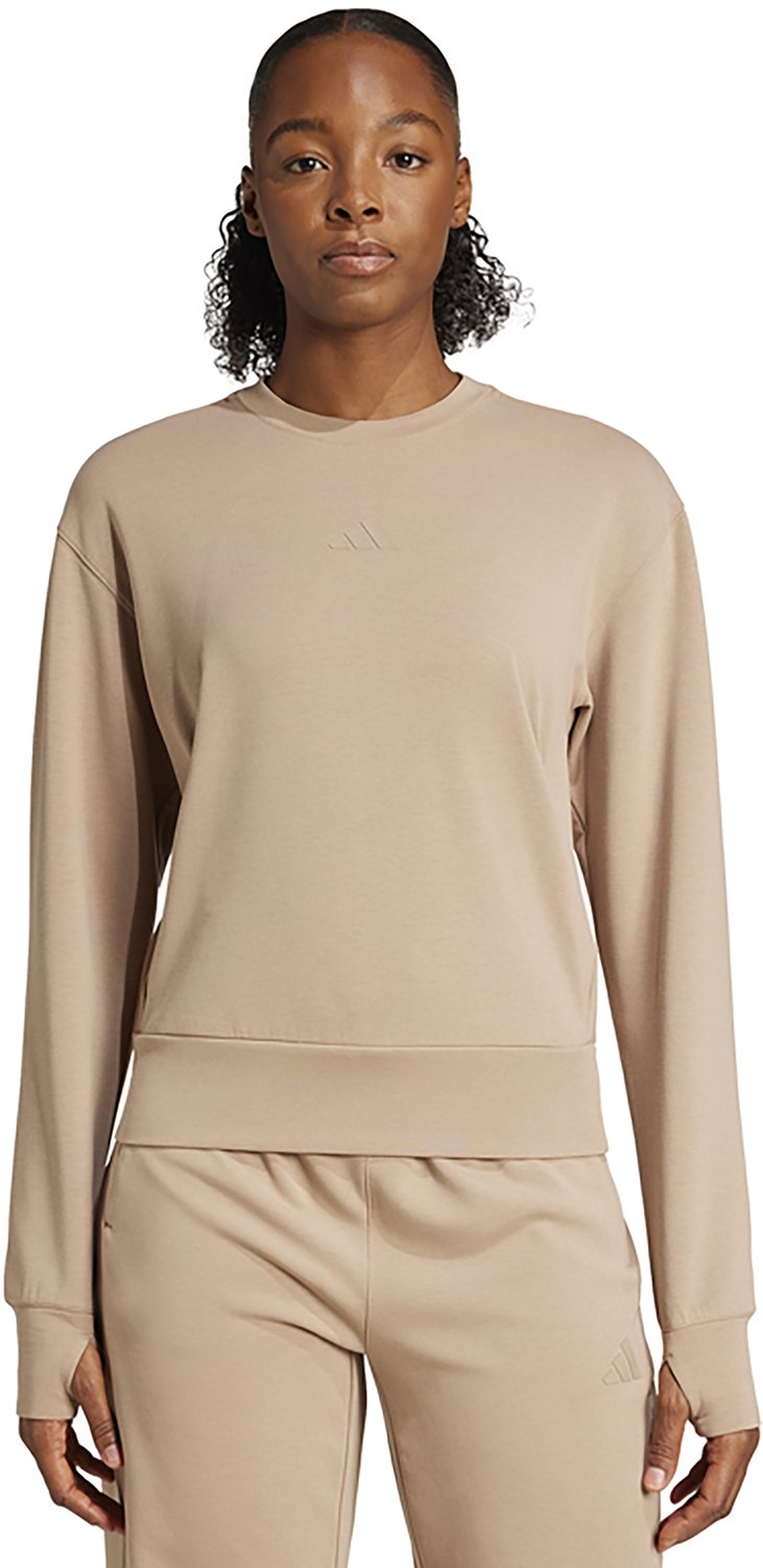 adidas Women's D4T Warm-Up Crewneck Sweatshirt