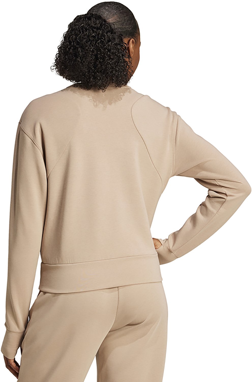 adidas Women's D4T Warm-Up Crewneck Sweatshirt - view number 2