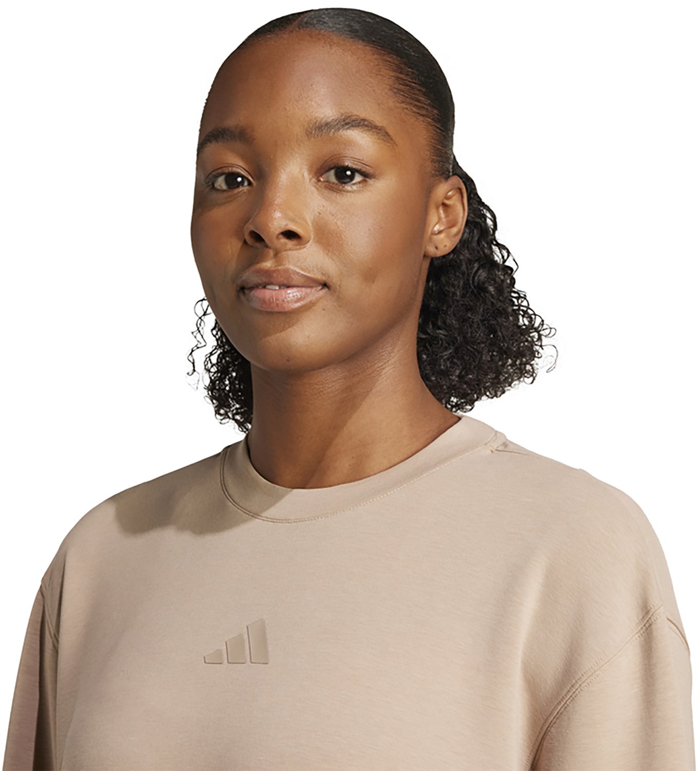 adidas Women's D4T Warm-Up Crewneck Sweatshirt - view number 3