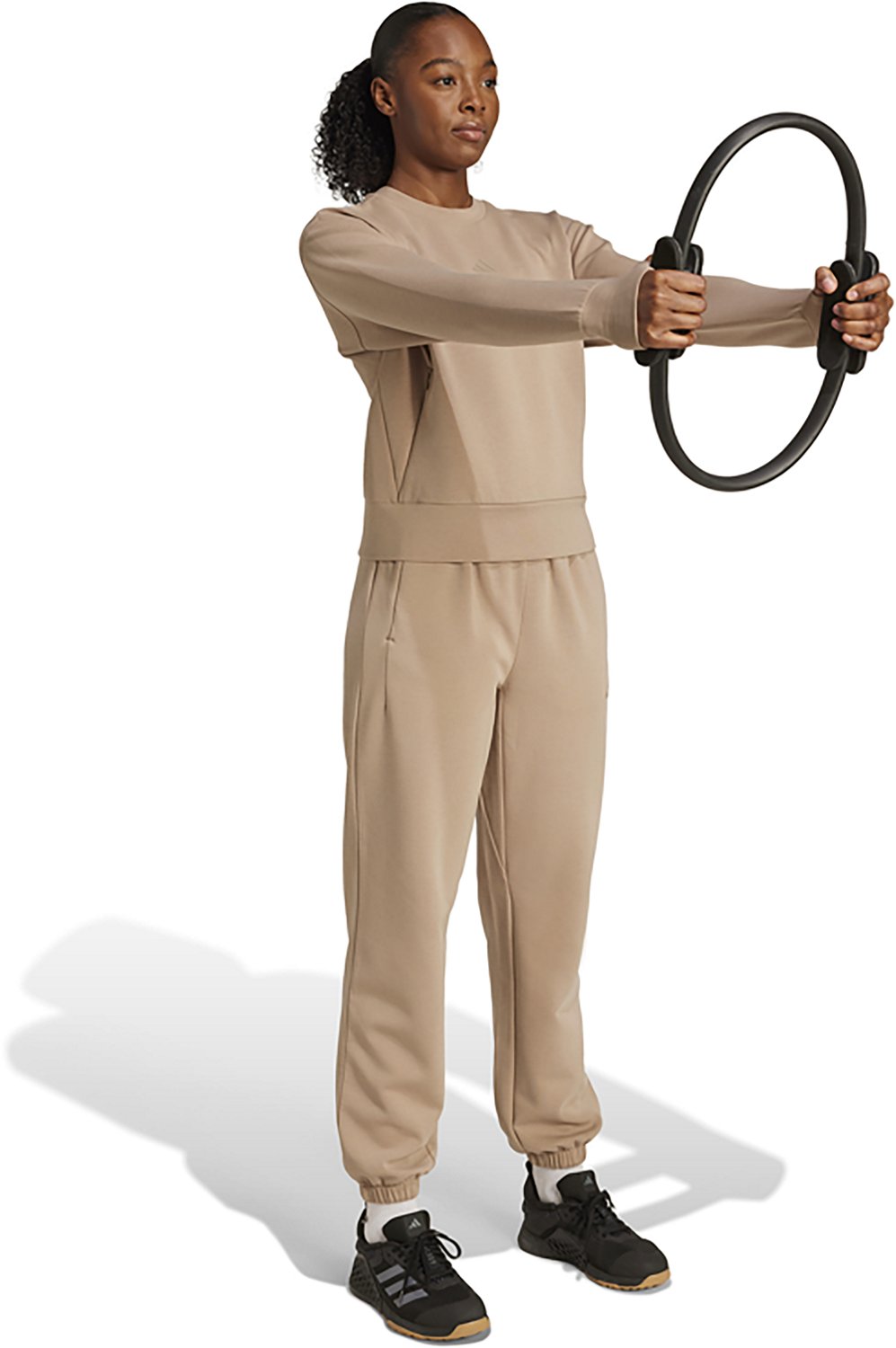 adidas Women's D4T Warm-Up Crewneck Sweatshirt - view number 5