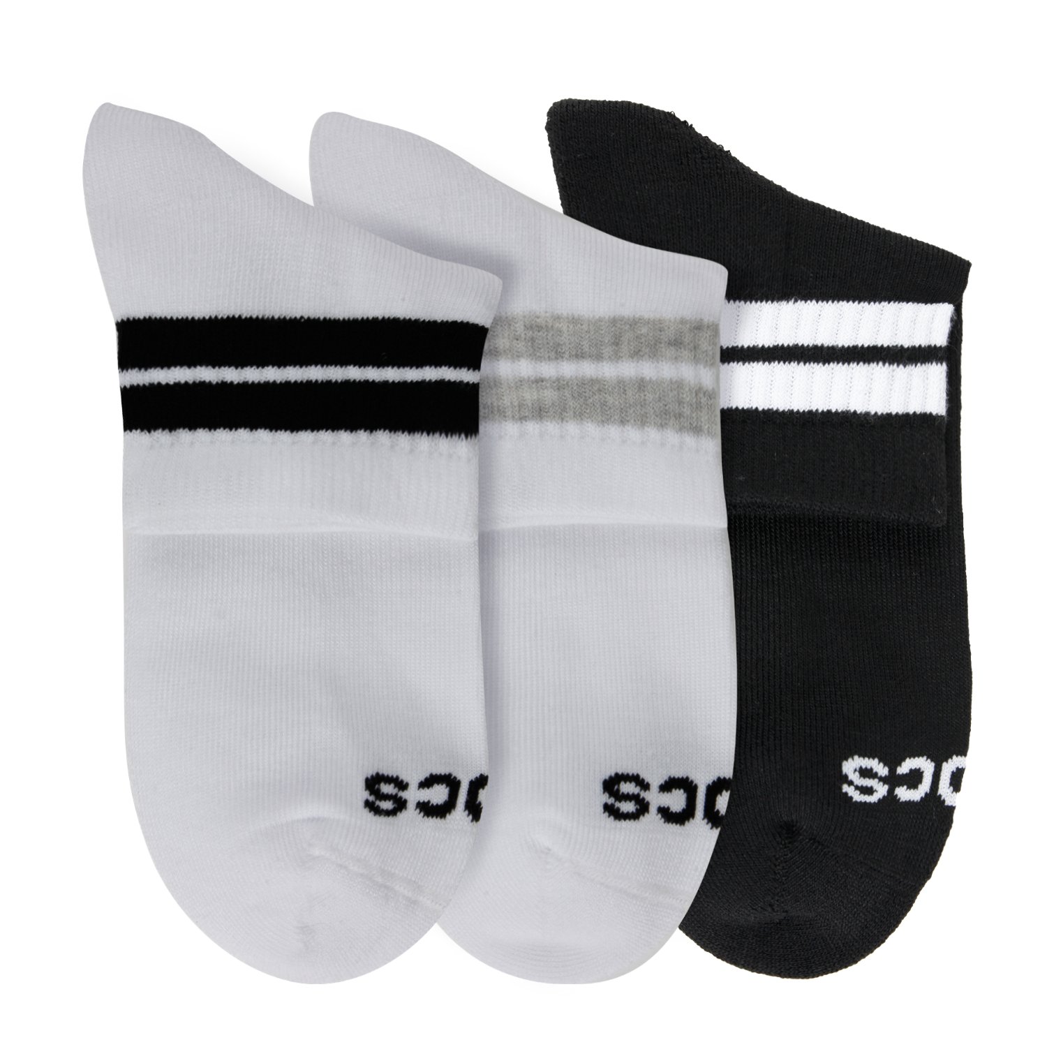 Crocs Women's Stripe Quarter Socks 3-Pack - view number 2