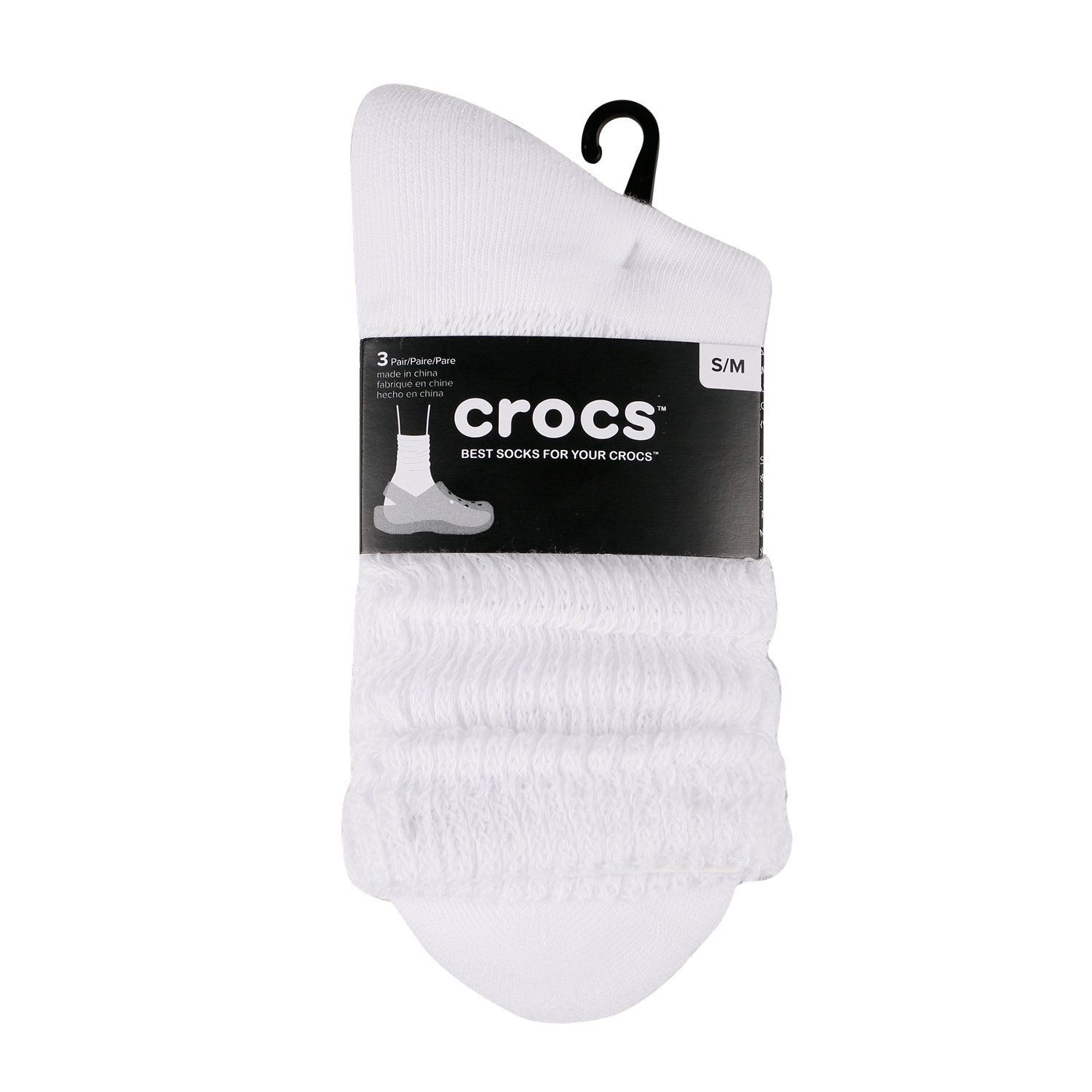 Crocs Women's Slouch Crew Socks 3-Pack - view number 6