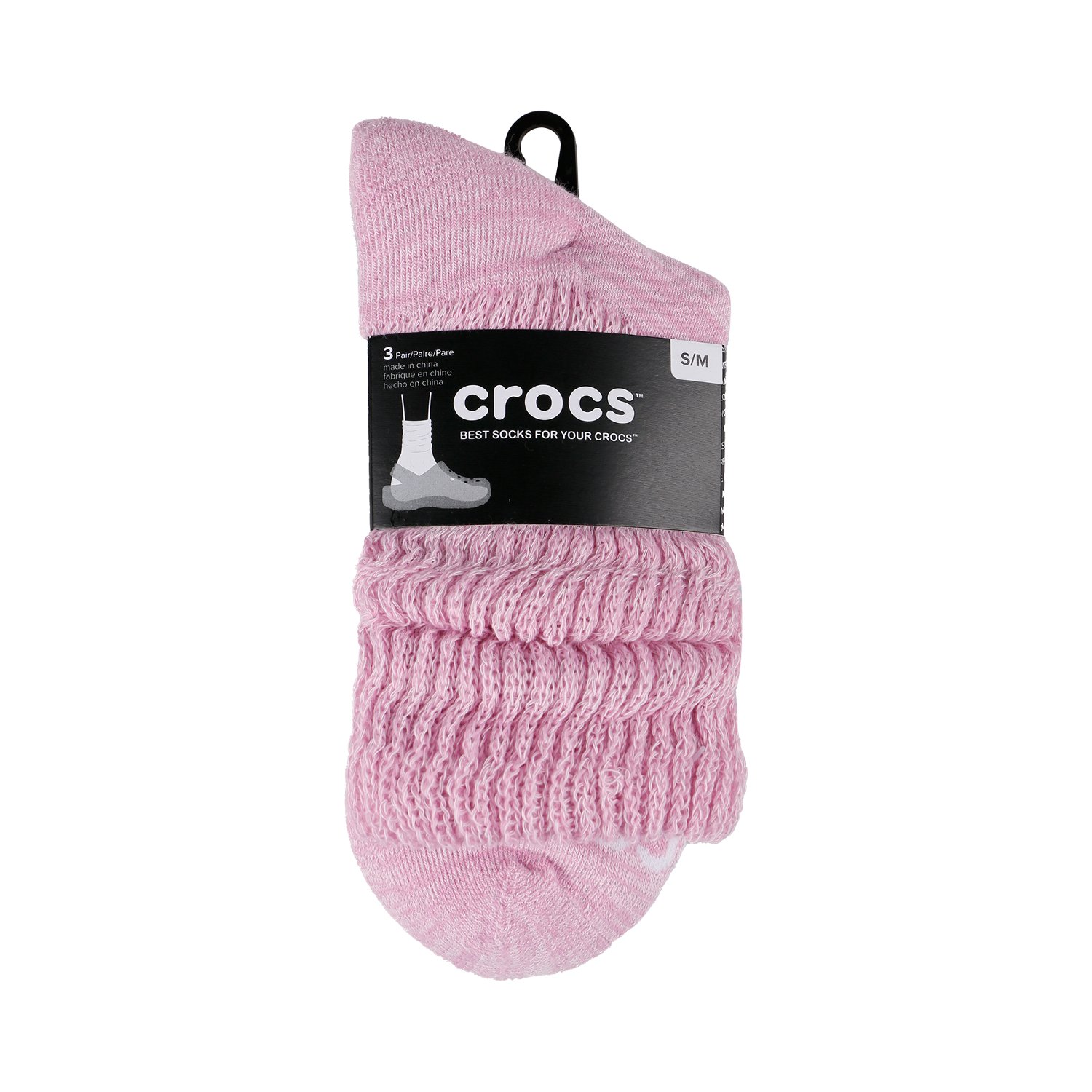 Crocs Women's Slouch Crew Socks 3-Pack