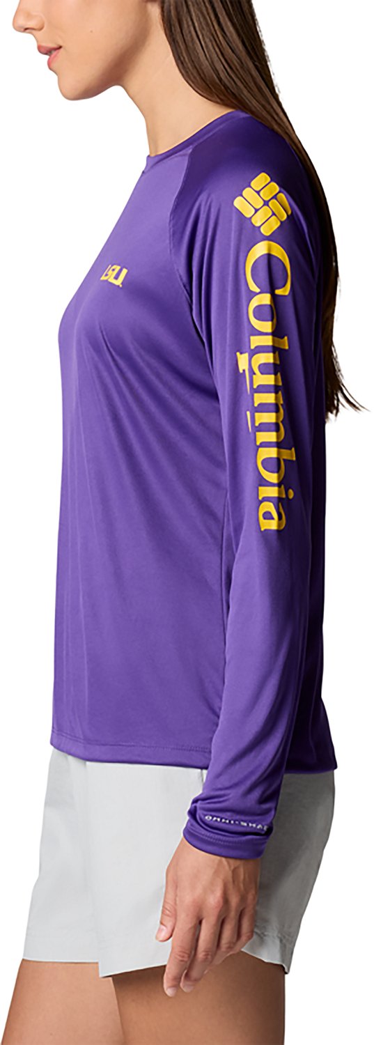 Columbia Sportswear Women's Louisiana State University Tidal Long Sleeve T-shirt - view number 3