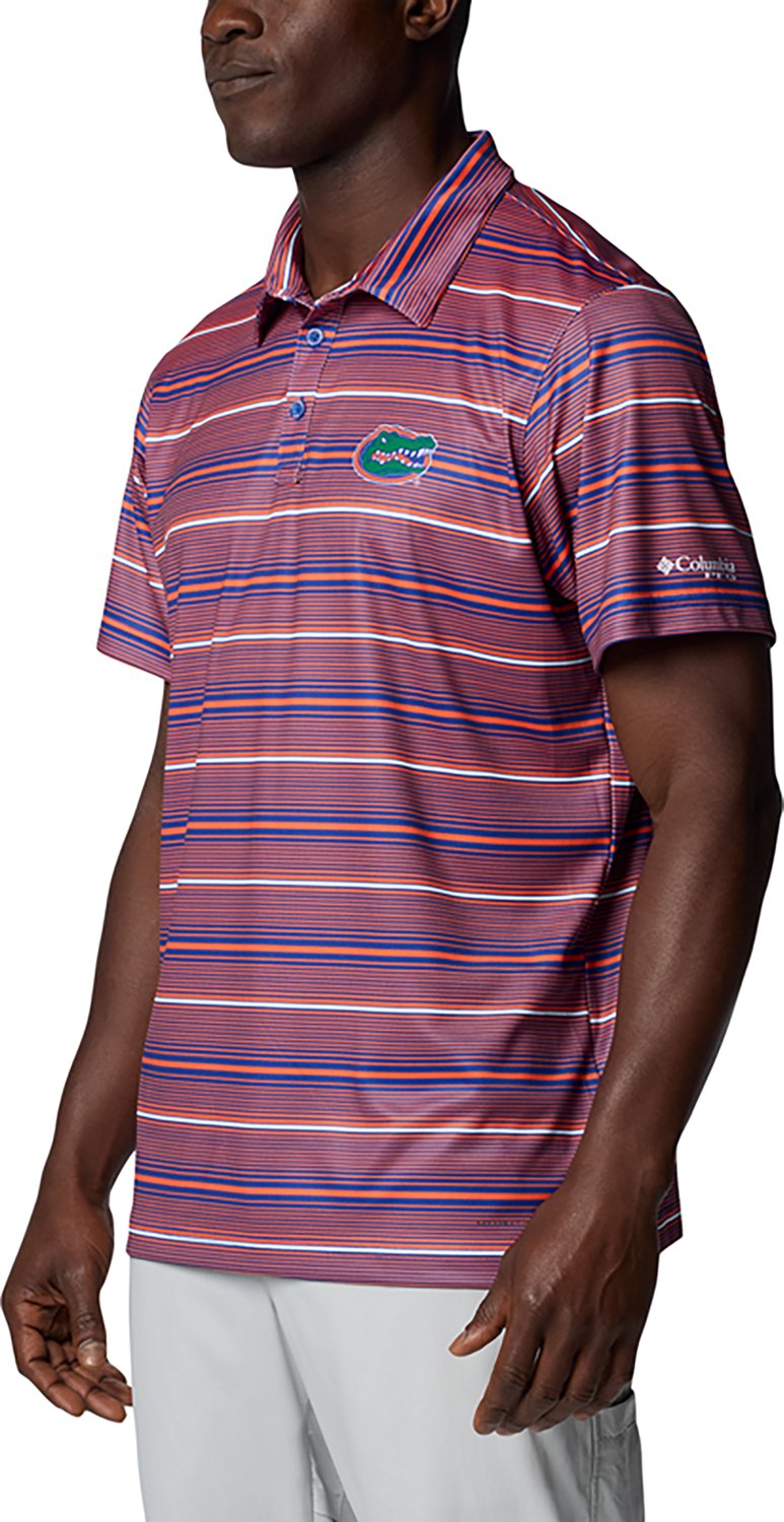 Columbia Sportswear Men's University of Florida Stripe Super Terminal Tackle Polo - view number 2