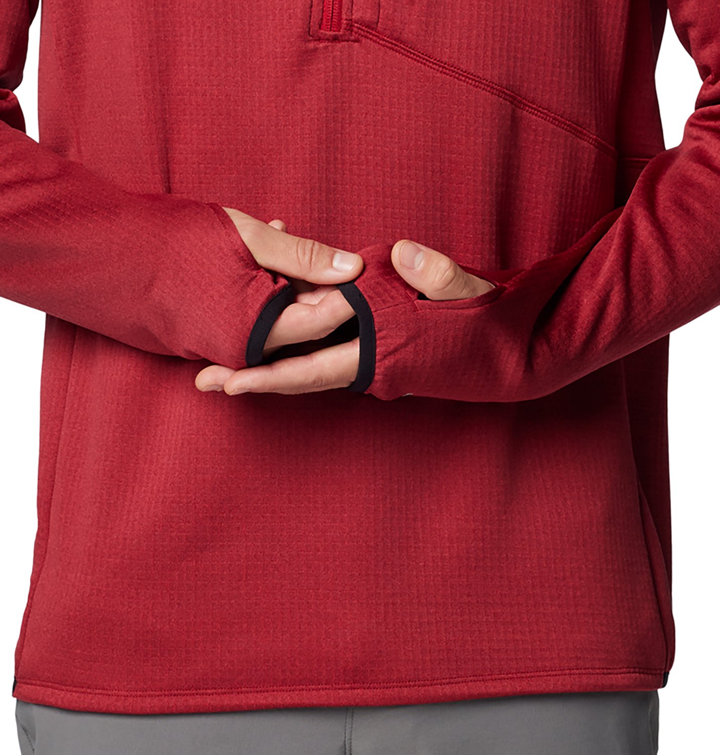 Columbia Arkansas Razorbacks Park View Grid Fleece Omni-Wick Half-Zip Jacket - view number 3