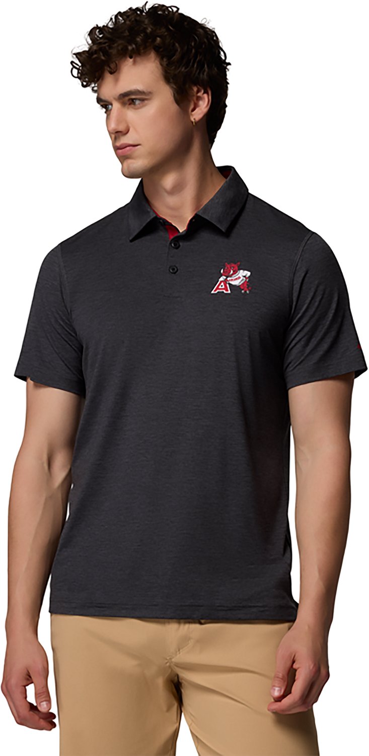 Columbia Sportswear Men's Arkansas CLG Vault Tech Trail Polo Shirt