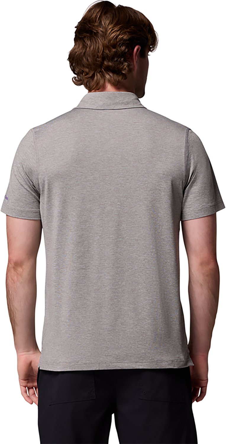 Columbia Sportswear Men's LSU CLG Vault Tech Trail Polo Shirt - view number 2