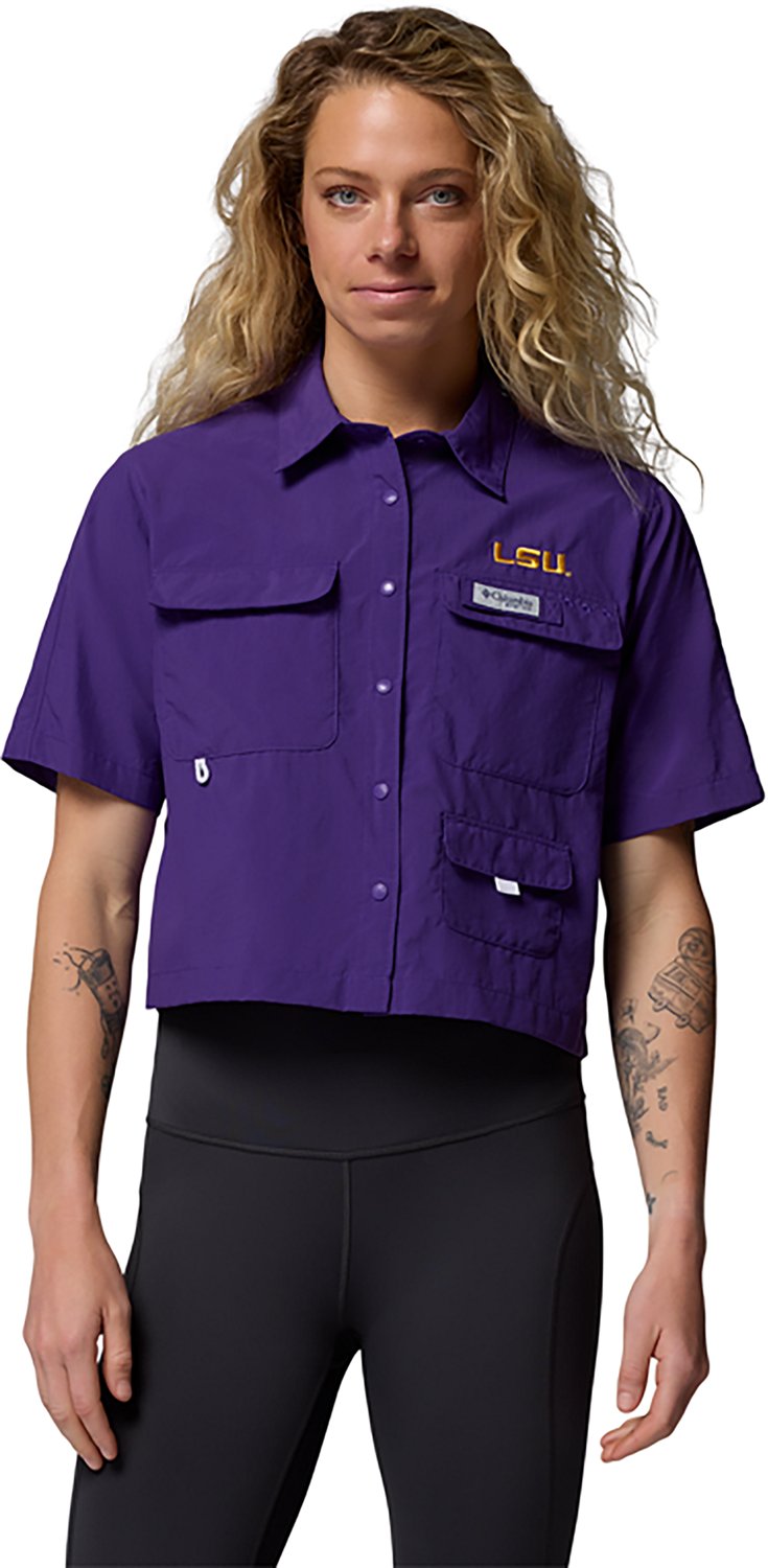 Columbia Sportswear Women's LSU CLG PFG Open Water Shirt - view number 3