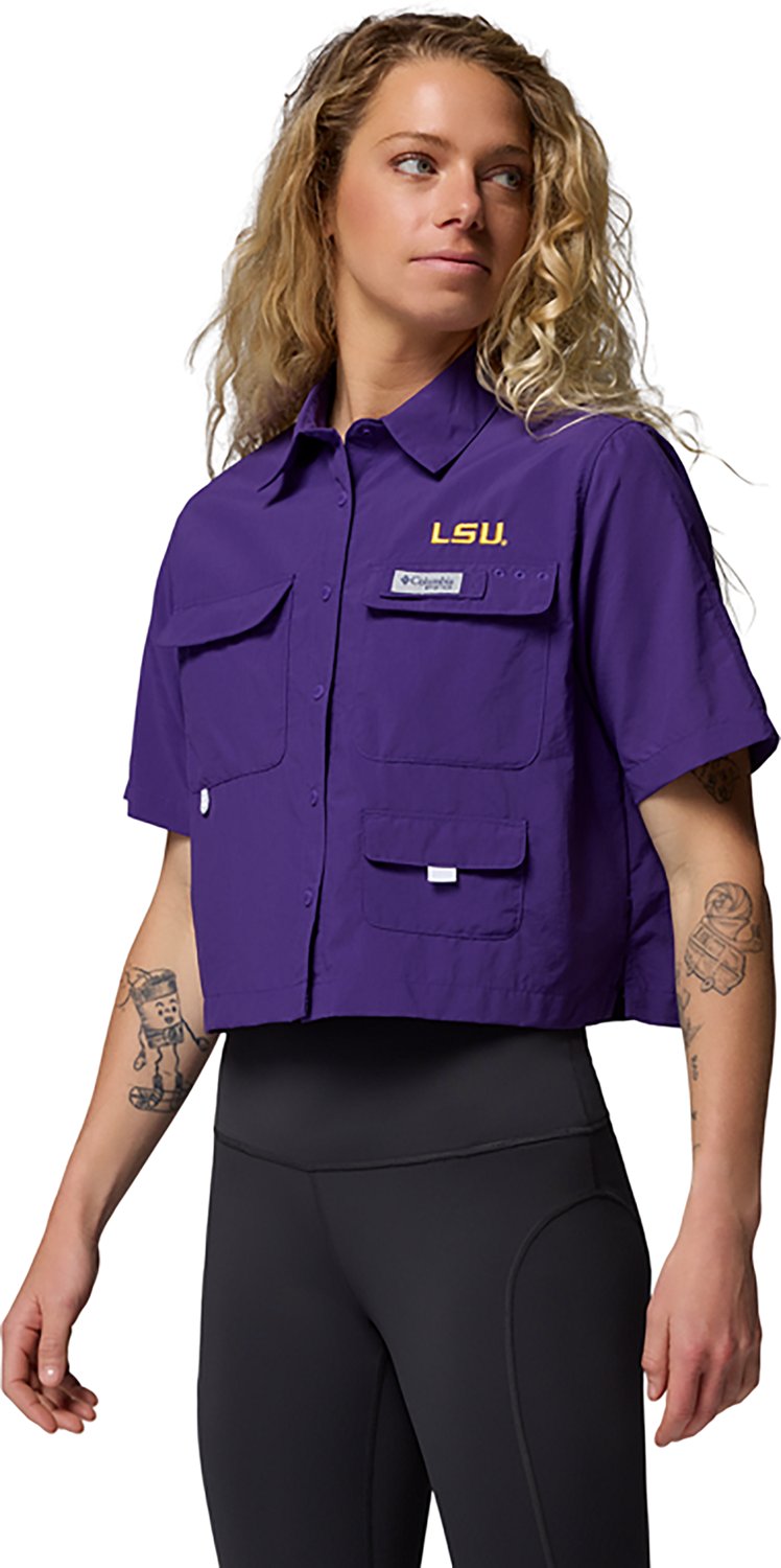 Columbia Sportswear Women's LSU CLG PFG Open Water Shirt - view number 4