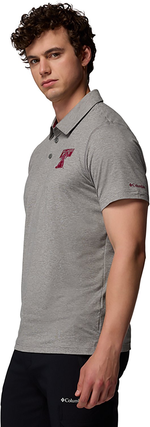 Columbia Sportswear Men's Texas A&M CLG Vault Tech Trail Polo Shirt - view number 2