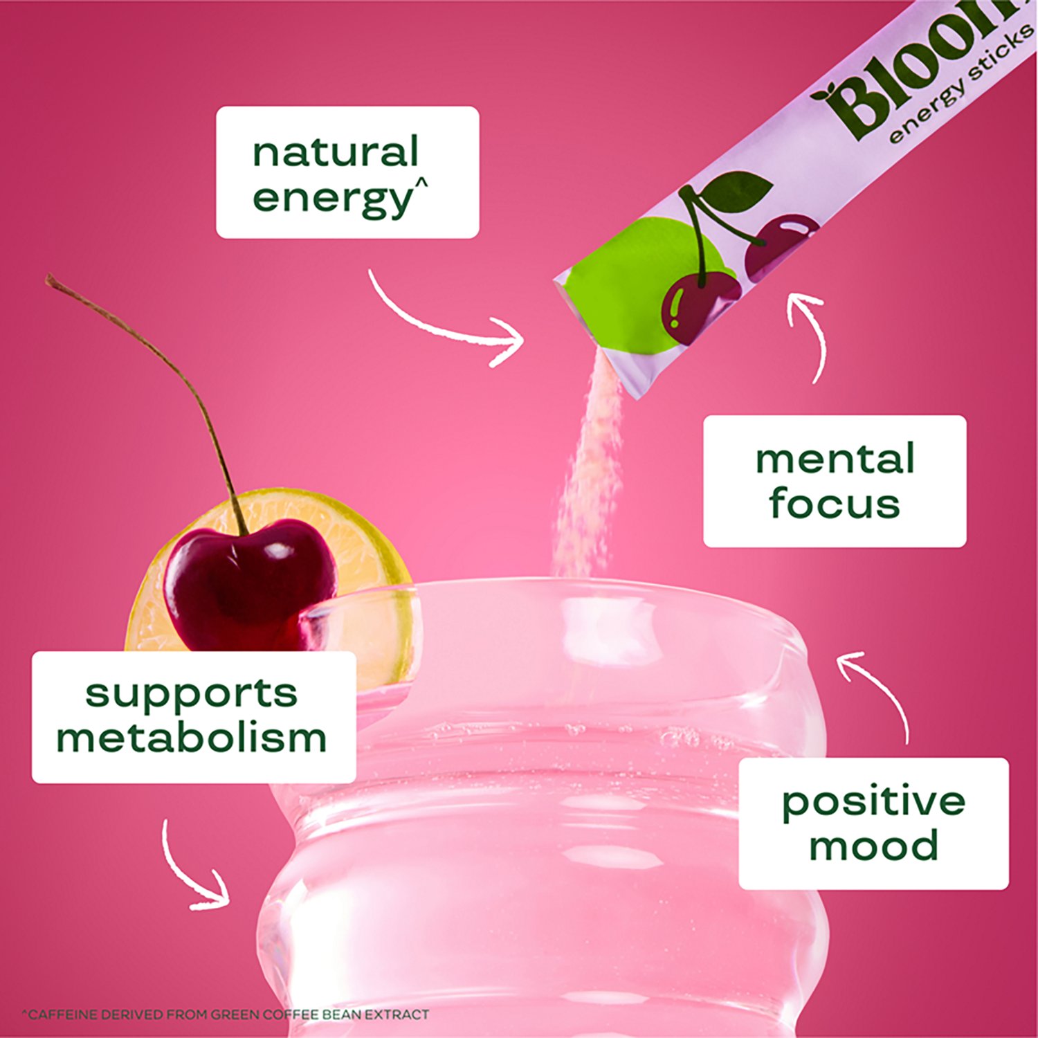Bloom Nutrition Cherry Lime Energy Sticks 10-Pack - view number 4