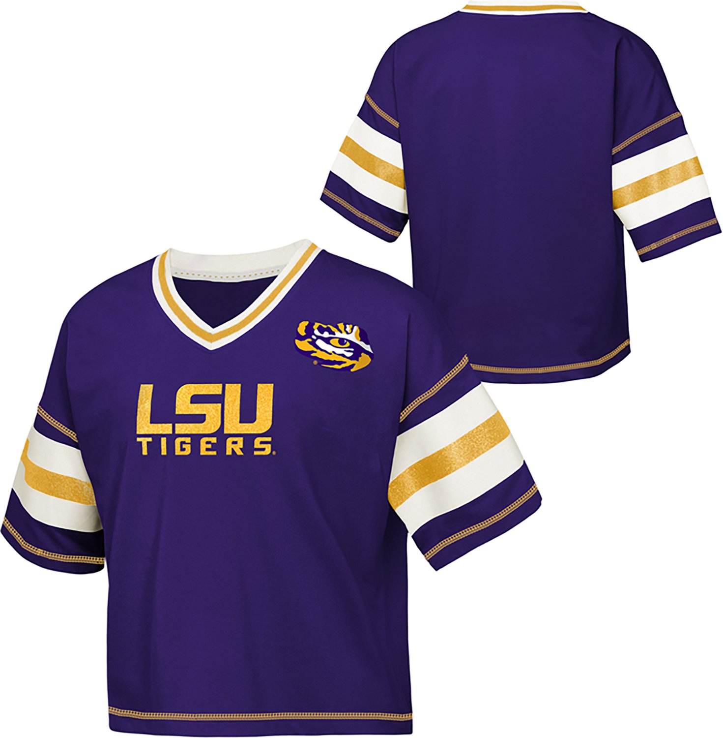 Outerstuff Girls' LSU Grid Iron Top - view number 3