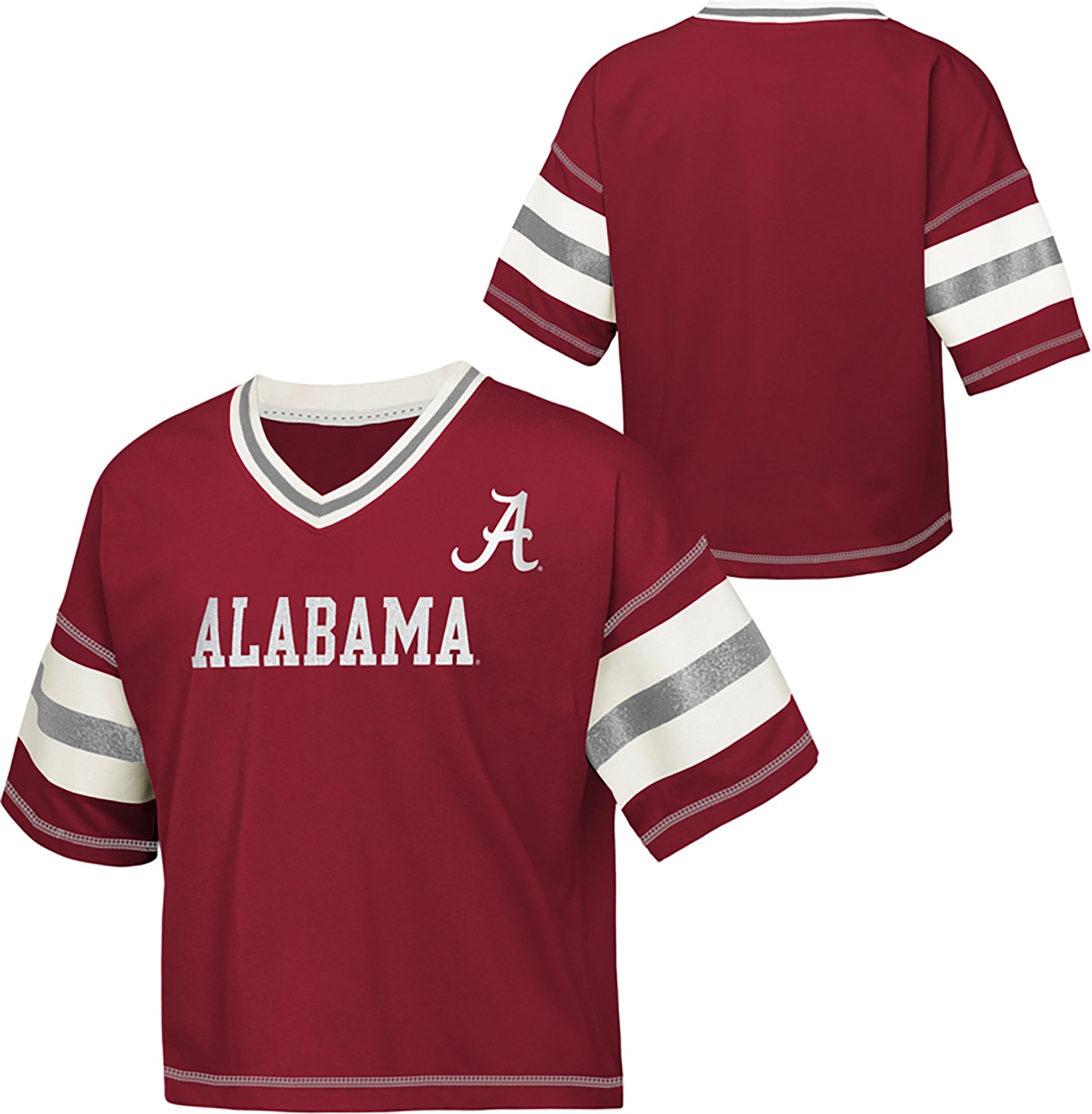 Outerstuff Girls' Alabama Grid Iron Top - view number 3