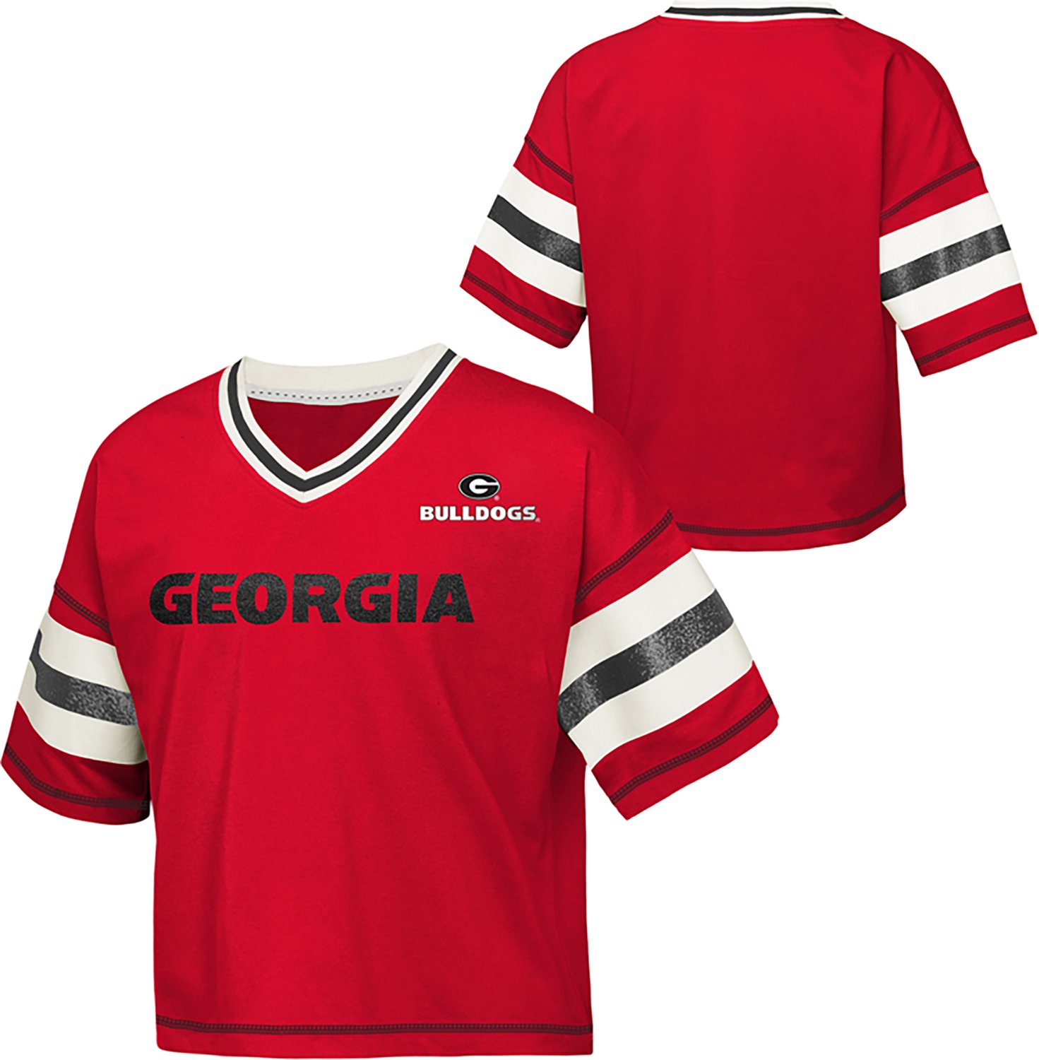 Outerstuff Girls' Georgia Grid Iron Top - view number 3