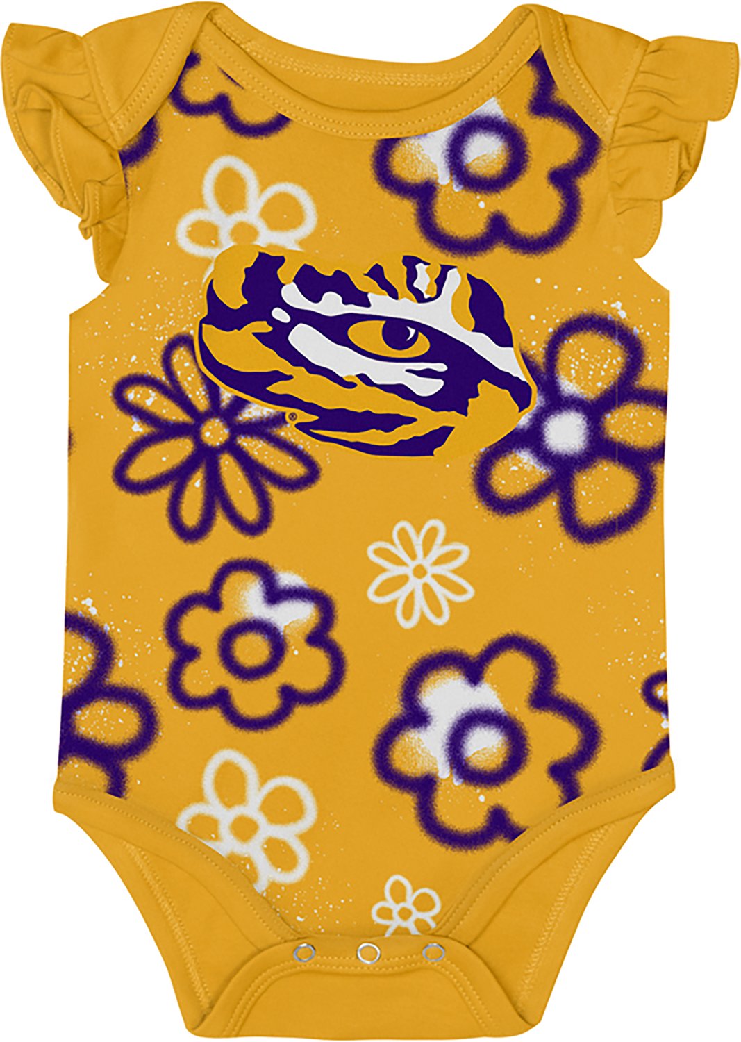 Outerstuff Infants' LSU Little Sunshine 2-Piece Creeper Set