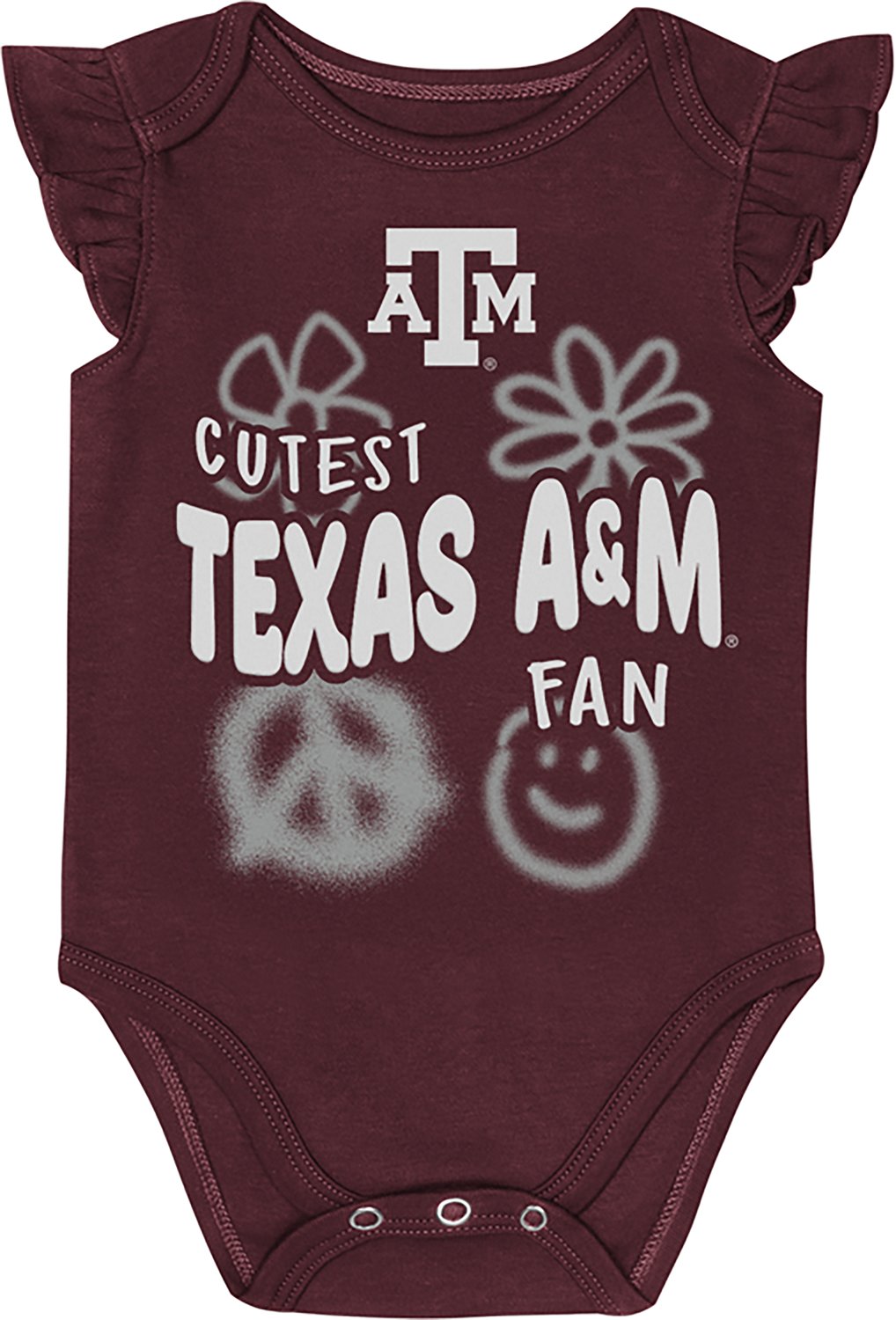 Outerstuff Infants' Texas A&M Little Sunshine 2-Piece Creeper Set - view number 2