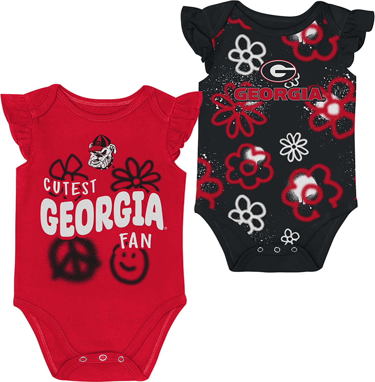 Outerstuff Infants' Georgia Little Sunshine 2-Piece Creeper Set