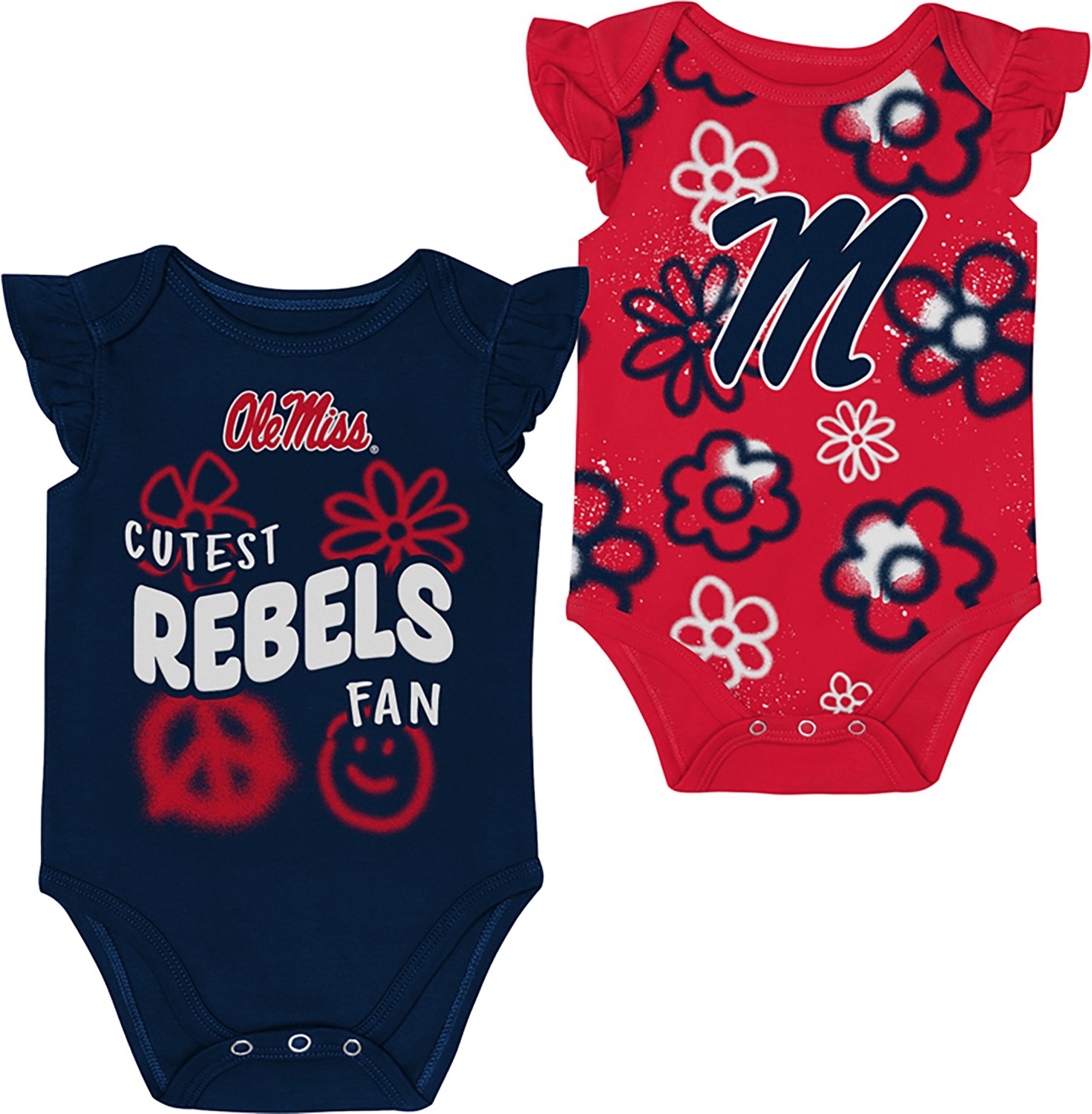 Outerstuff Infants' Ole Miss Little Sunshine 2-Piece Creeper Set