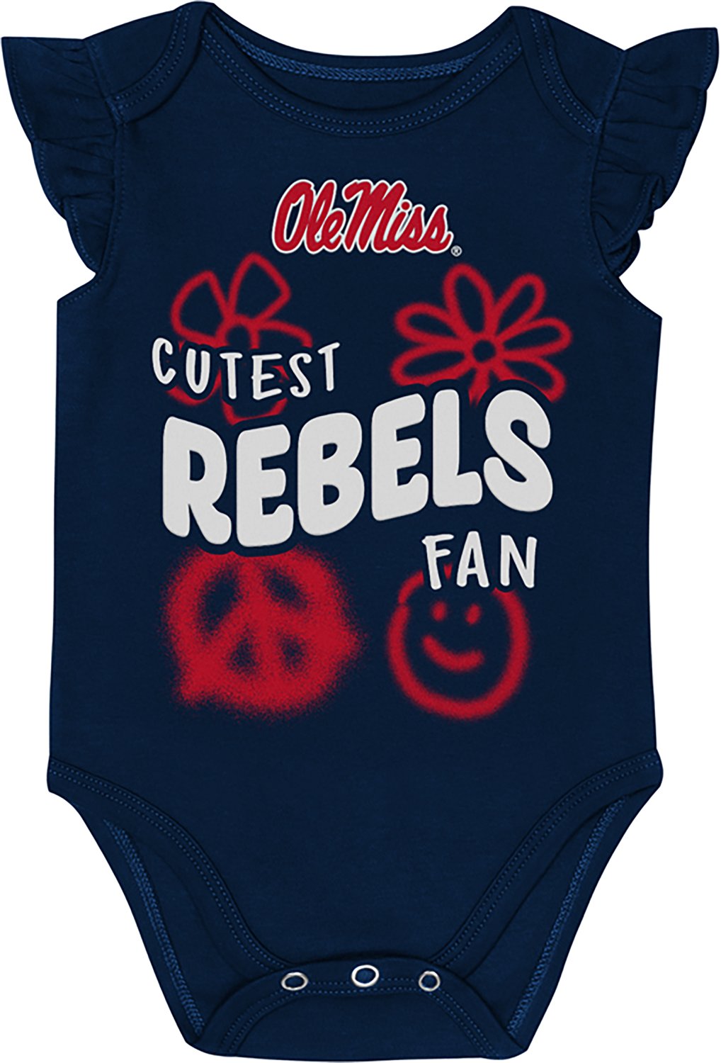 Outerstuff Infants' Ole Miss Little Sunshine 2-Piece Creeper Set - view number 2