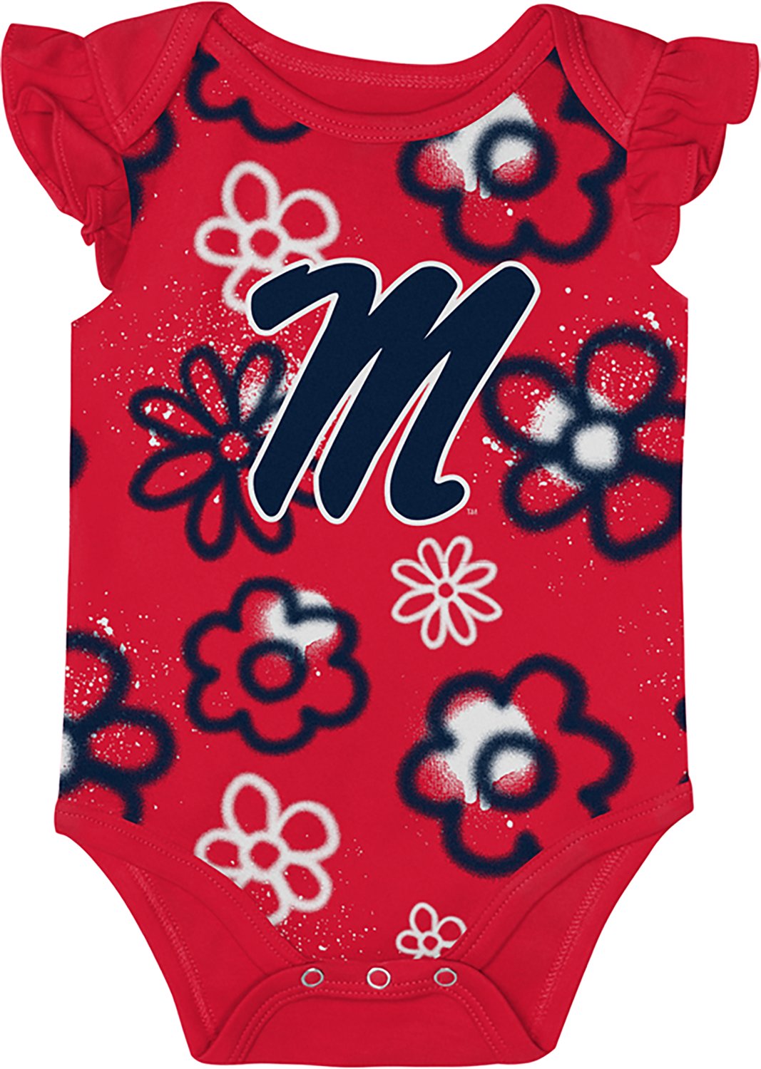 Outerstuff Infants' Ole Miss Little Sunshine 2-Piece Creeper Set - view number 4