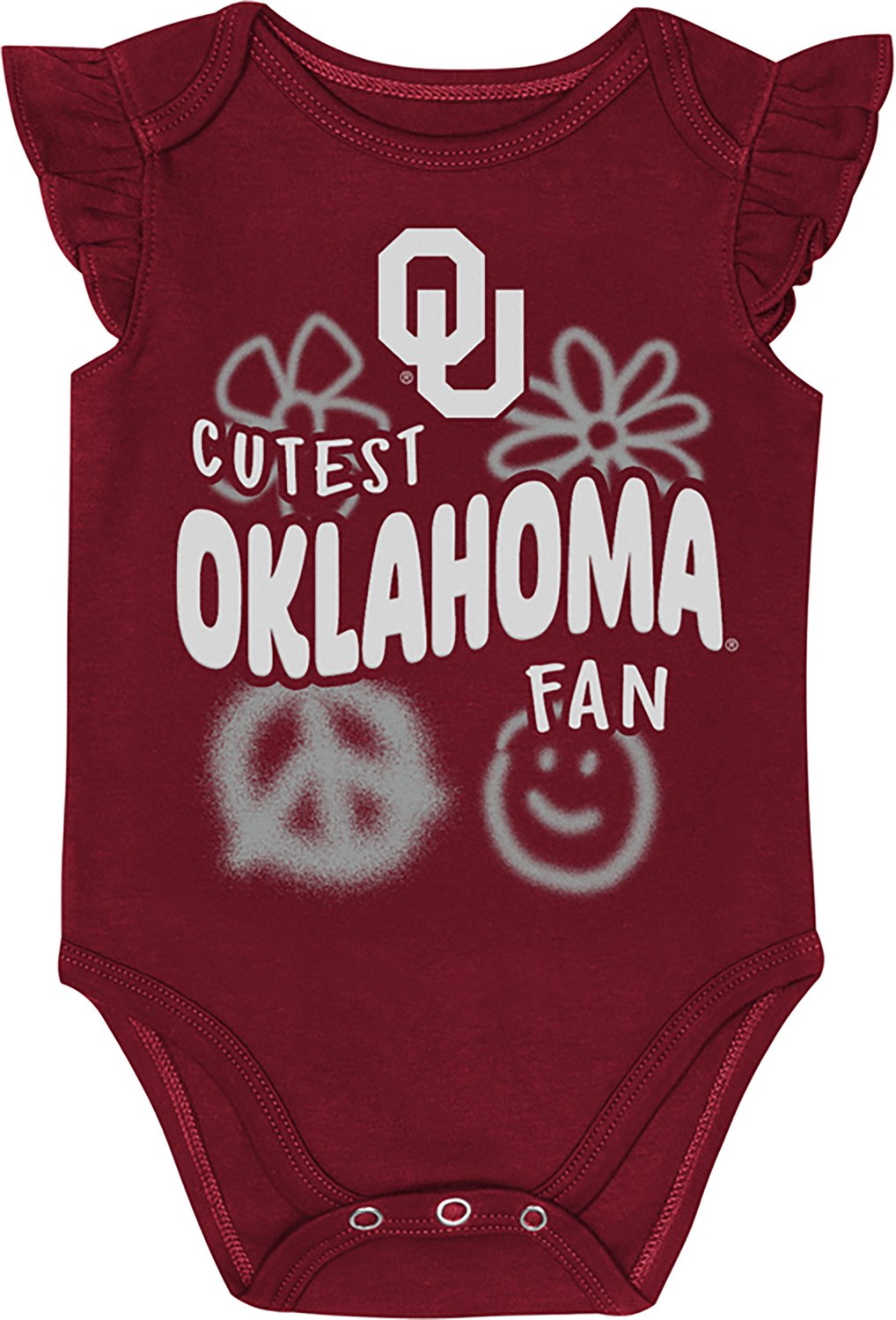 Outerstuff Infants' Oklahoma Little Sunshine 2-Piece Creeper Set - view number 2