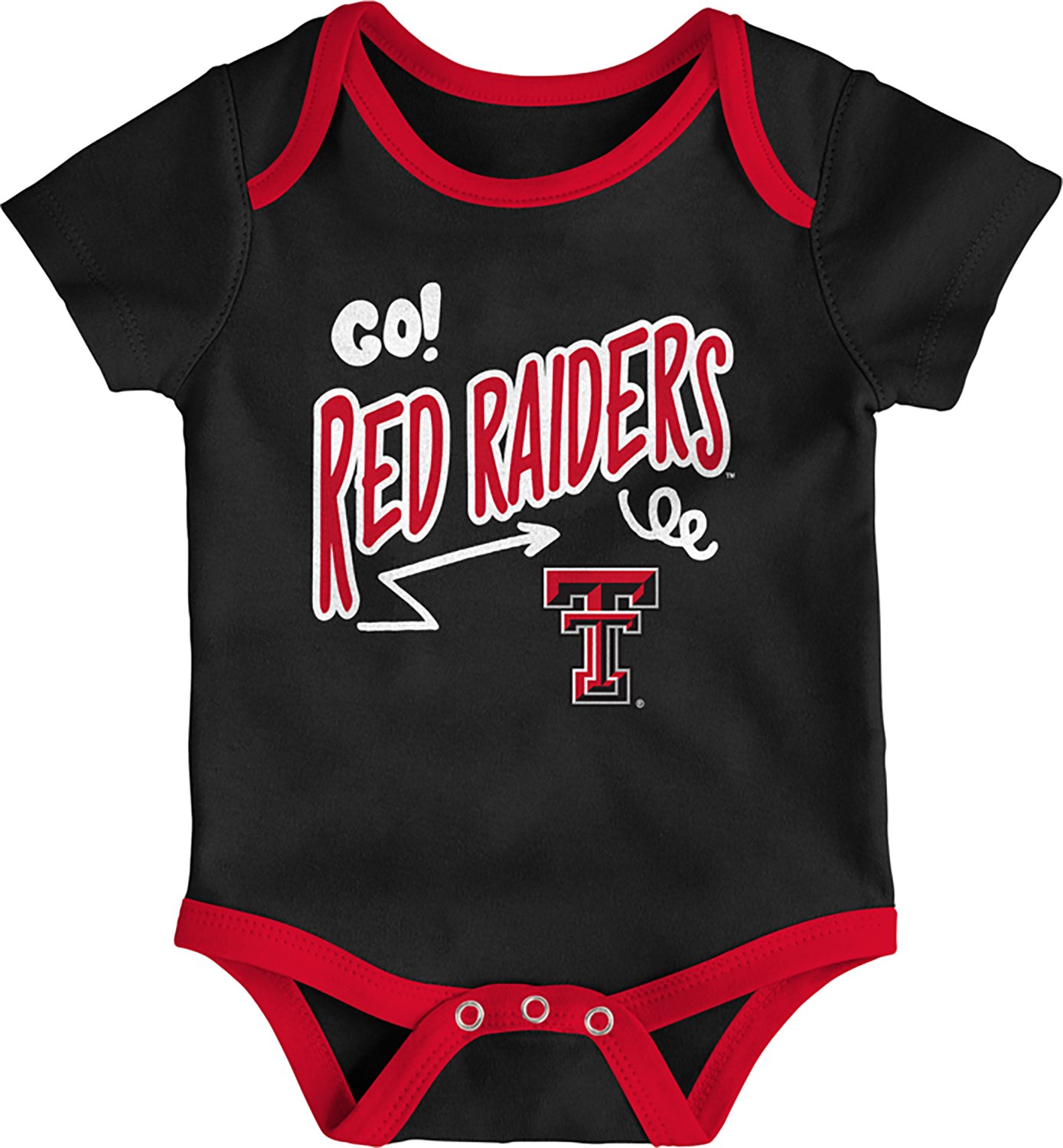 Outerstuff Infants' Texas Tech All Day Play 3-Piece Creeper Set - view number 3
