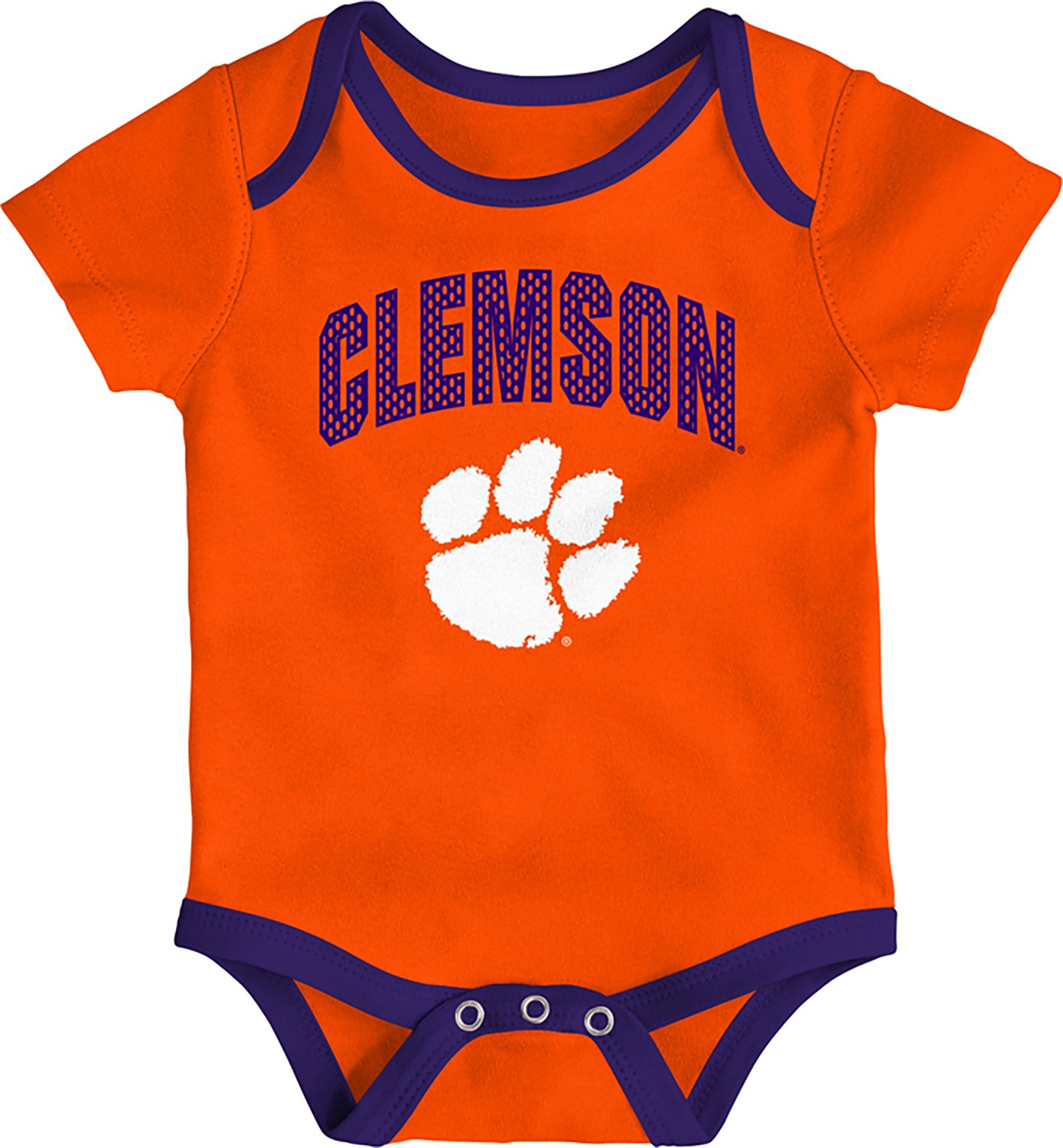 Outerstuff Infants' Clemson All Day Play 3-Piece Creeper Set - view number 2