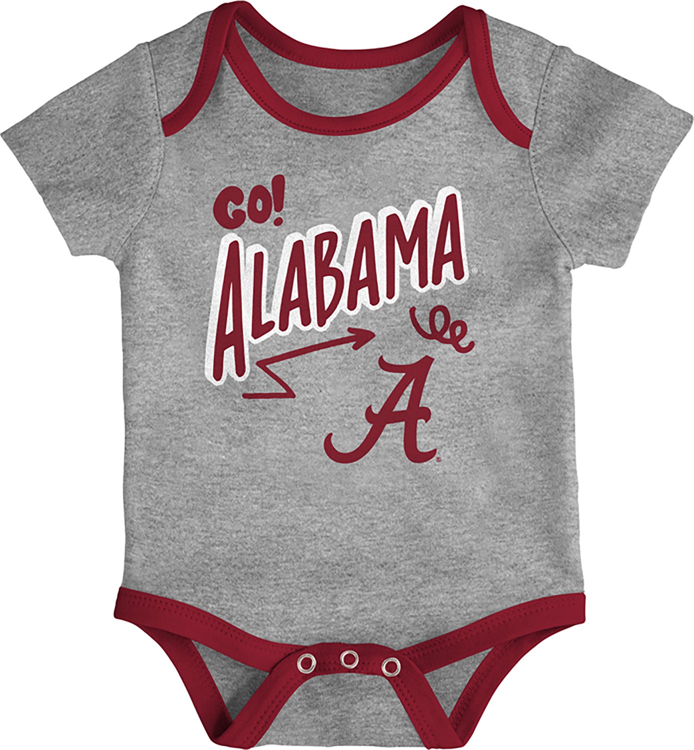 Outerstuff Infants' Alabama All Day Play 3-Piece Creeper Set - view number 3