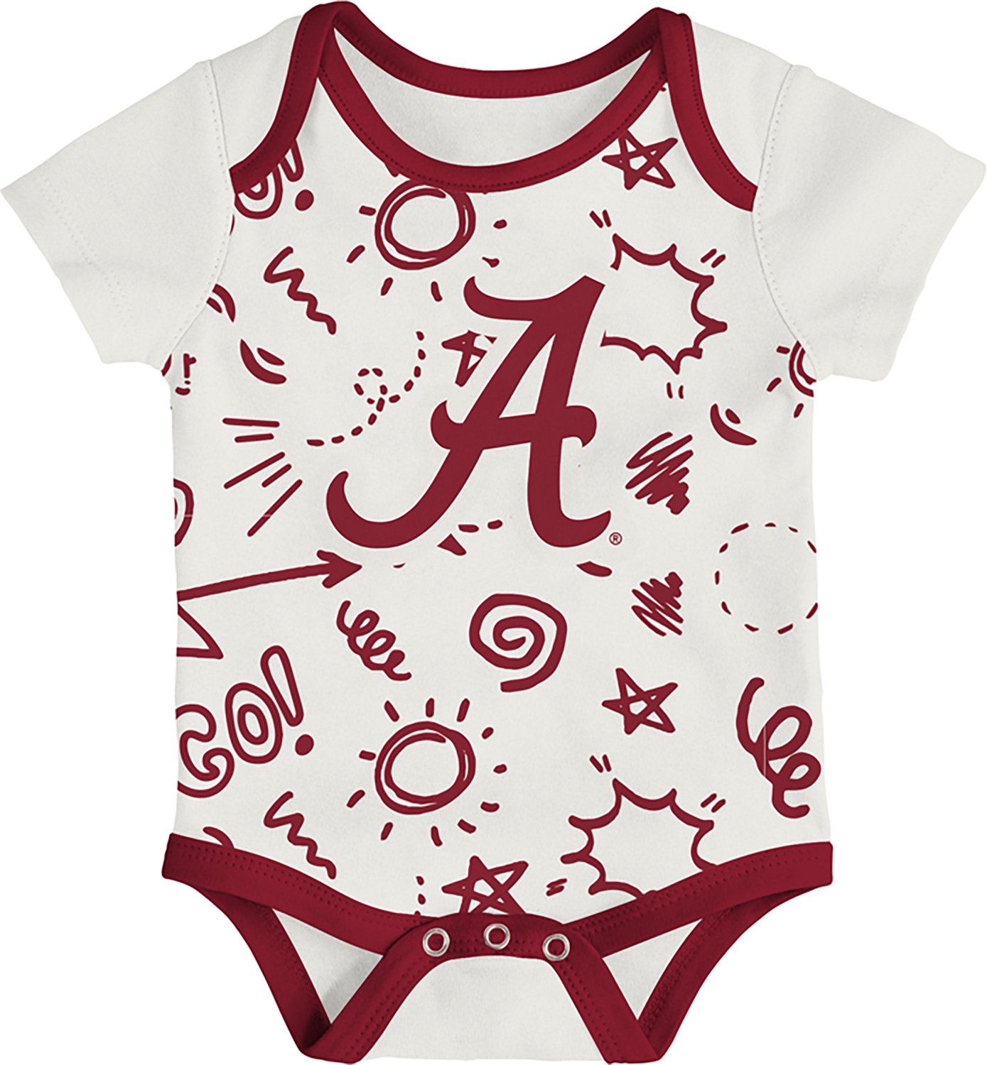Outerstuff Infants' Alabama All Day Play 3-Piece Creeper Set - view number 4