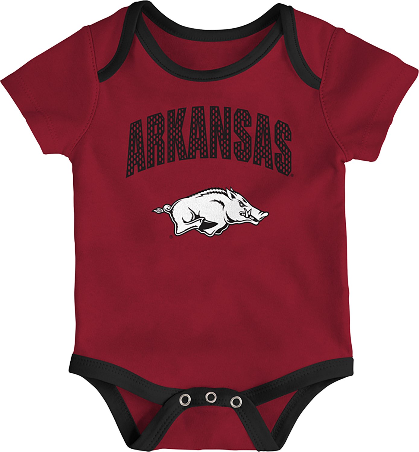 Outerstuff Infants' Arkansas All Day Play 3-Piece Creeper Set - view number 2