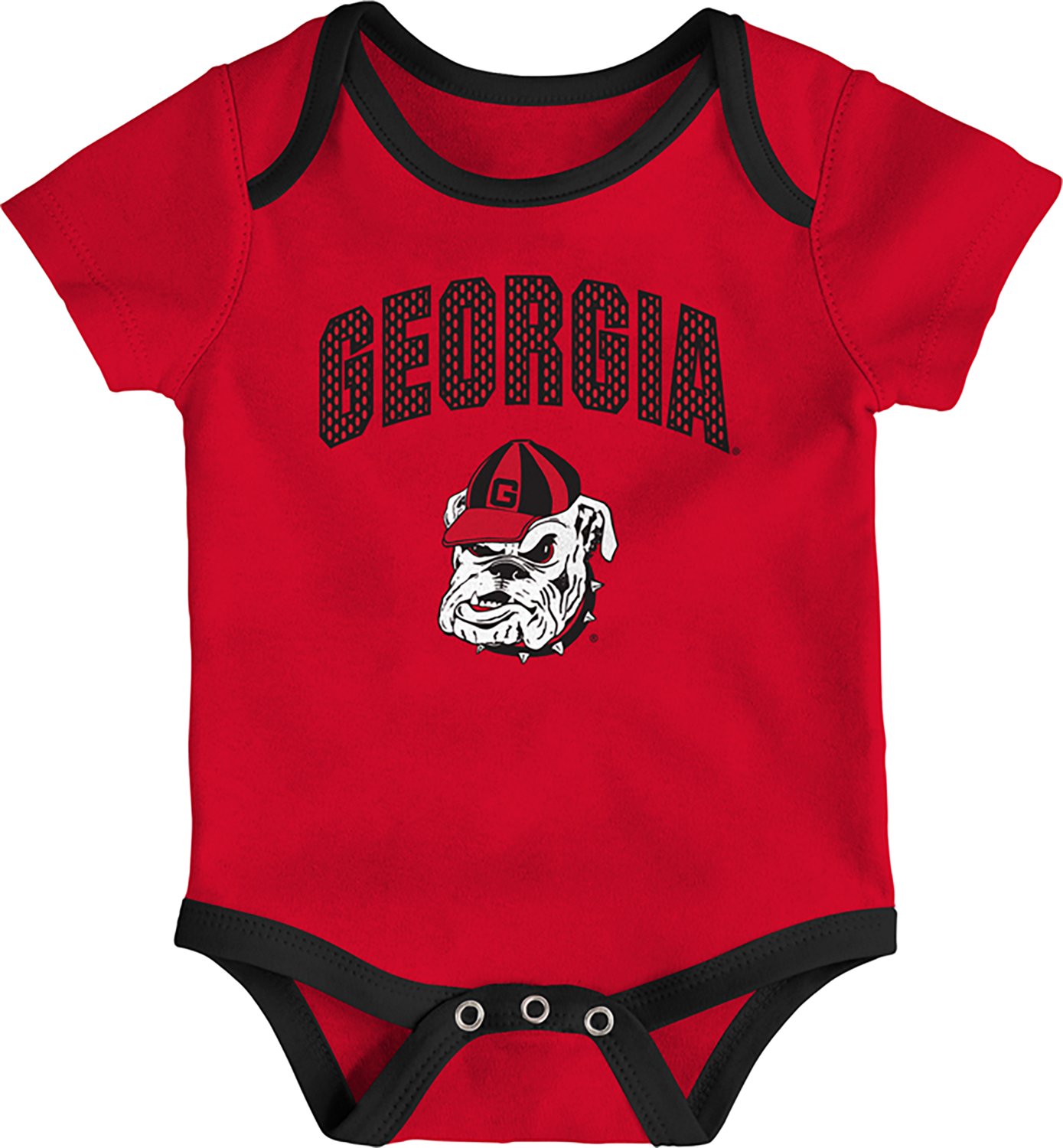 Outerstuff Infants' Georgia All Day Play 3-Piece Creeper Set - view number 2