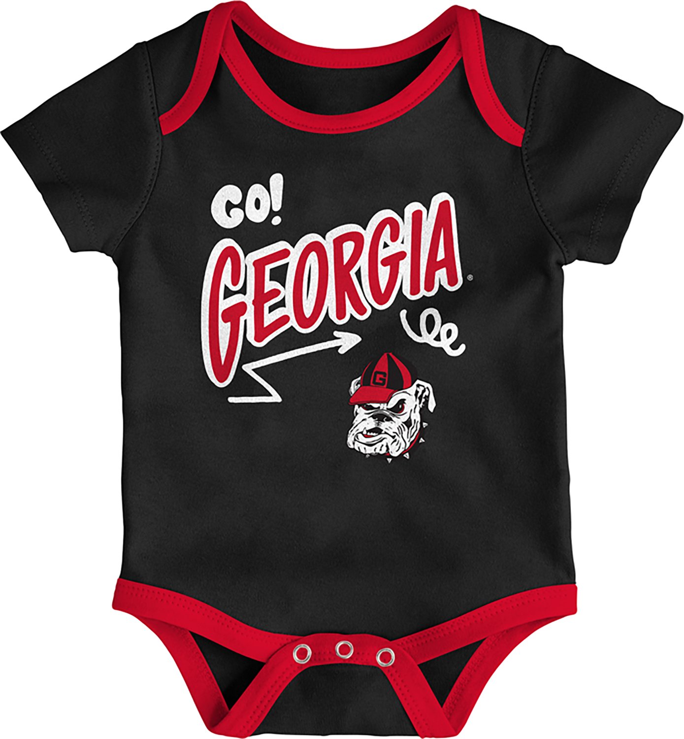 Outerstuff Infants' Georgia All Day Play 3-Piece Creeper Set - view number 3