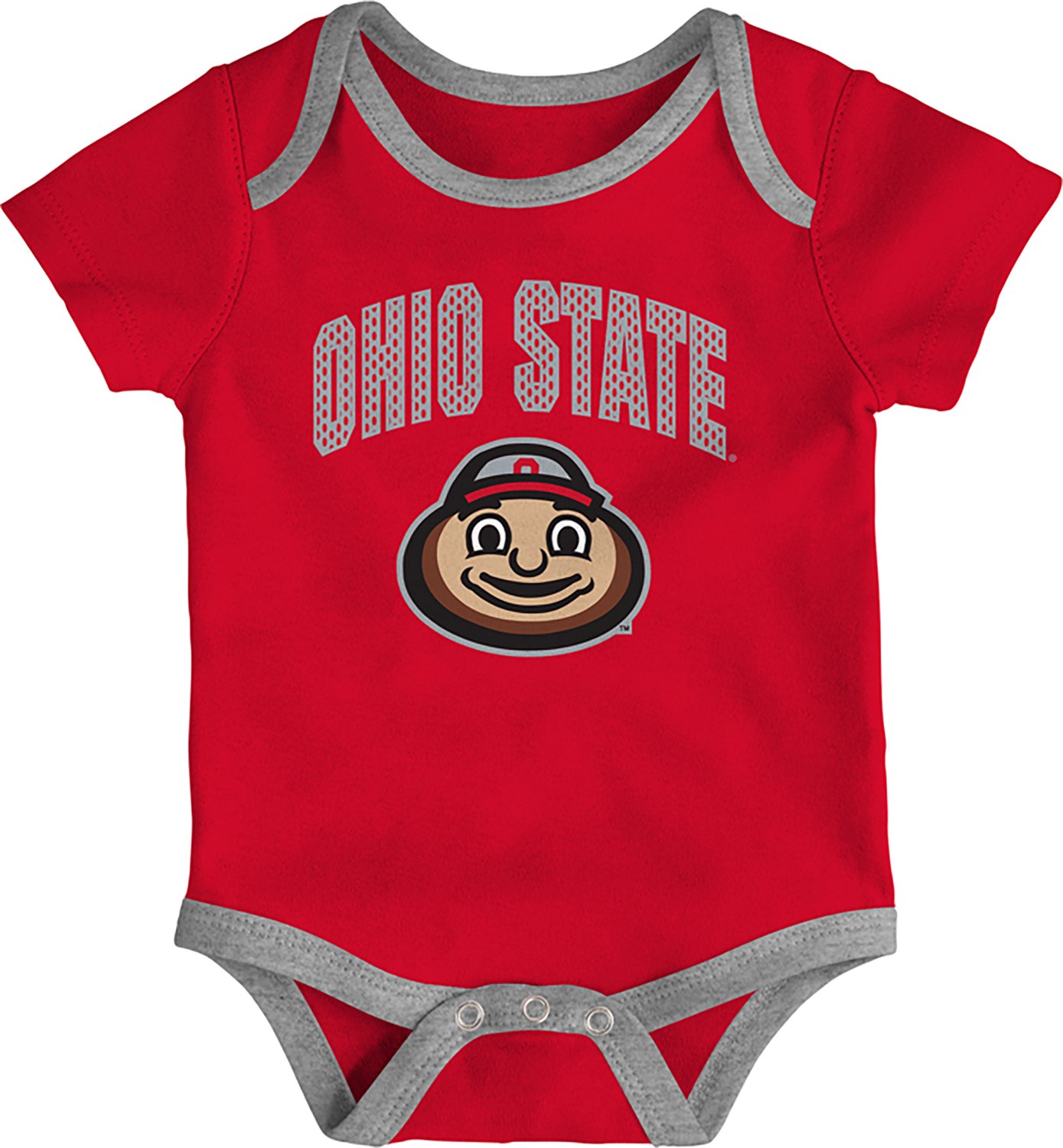 Outerstuff Infants' Ohio State All Day Play 3-Piece Creeper Set - view number 2