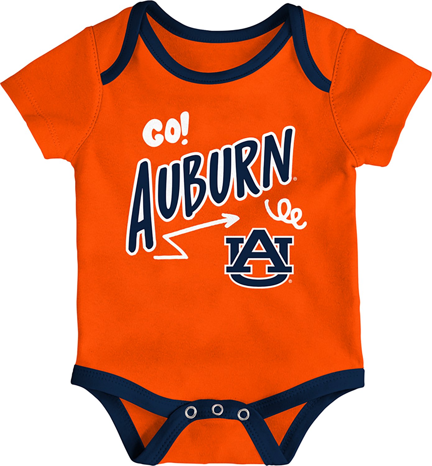 Outerstuff Infants' Auburn All Day Play 3-Piece Creeper Set - view number 3