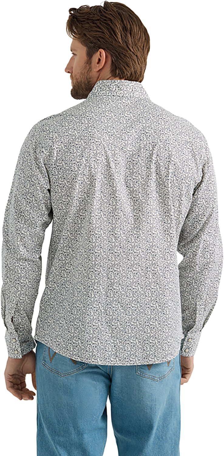 Wrangler Men's Retro® Premium Long Sleeve Modern Fit Western Snap Plaid Shirt - view number 2
