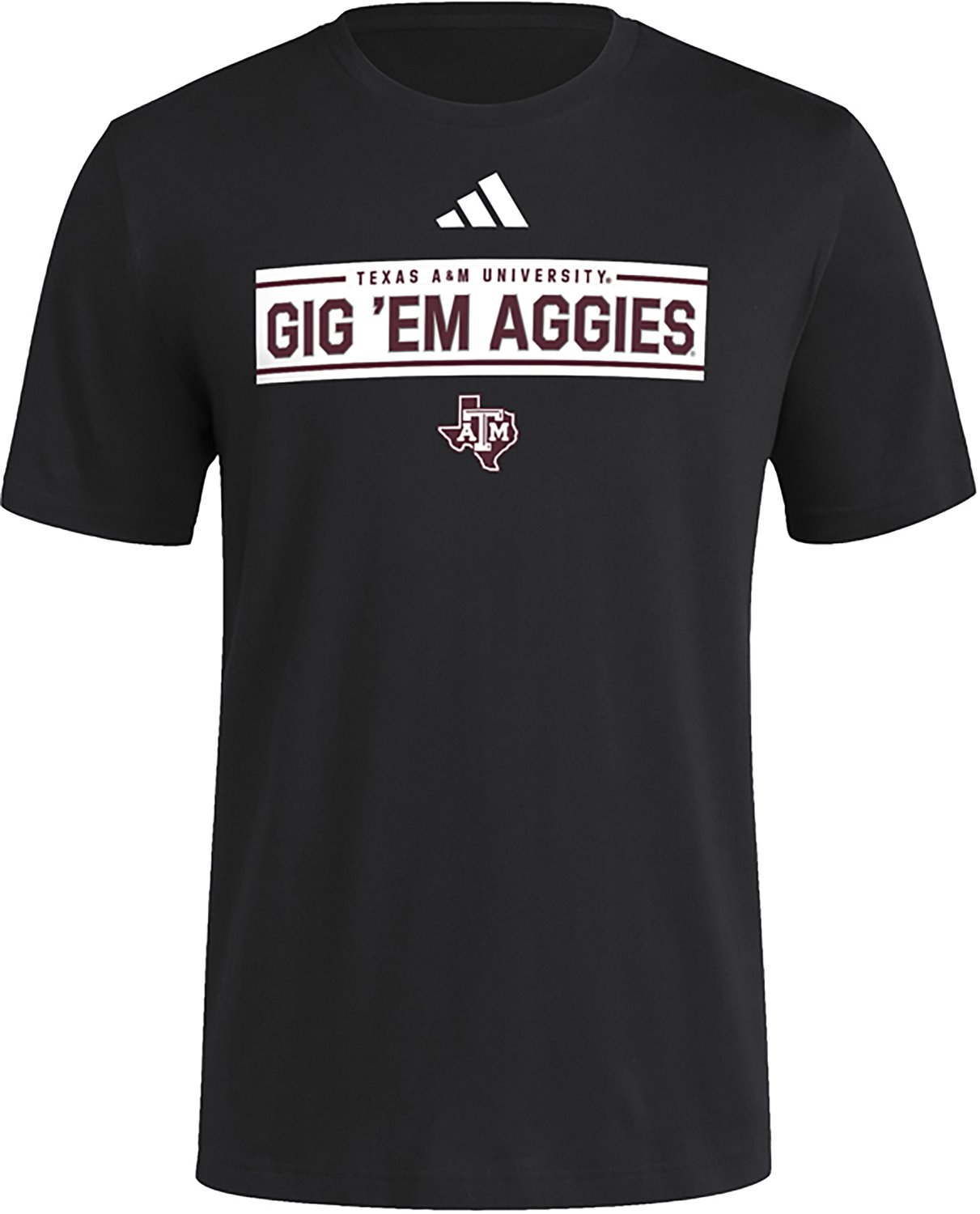 adidas Men's Texas A&M University Locker Slogan Fresh T-shirt