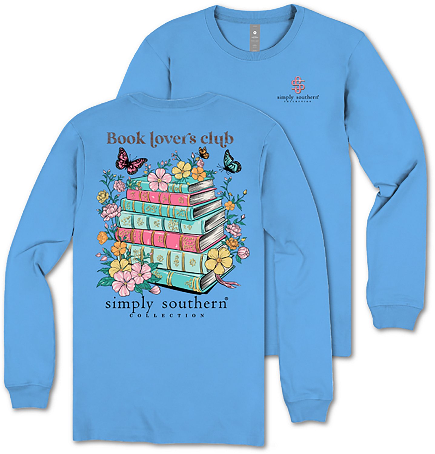 Simply Southern Girls' Book Lover Long Sleeve T-shirt