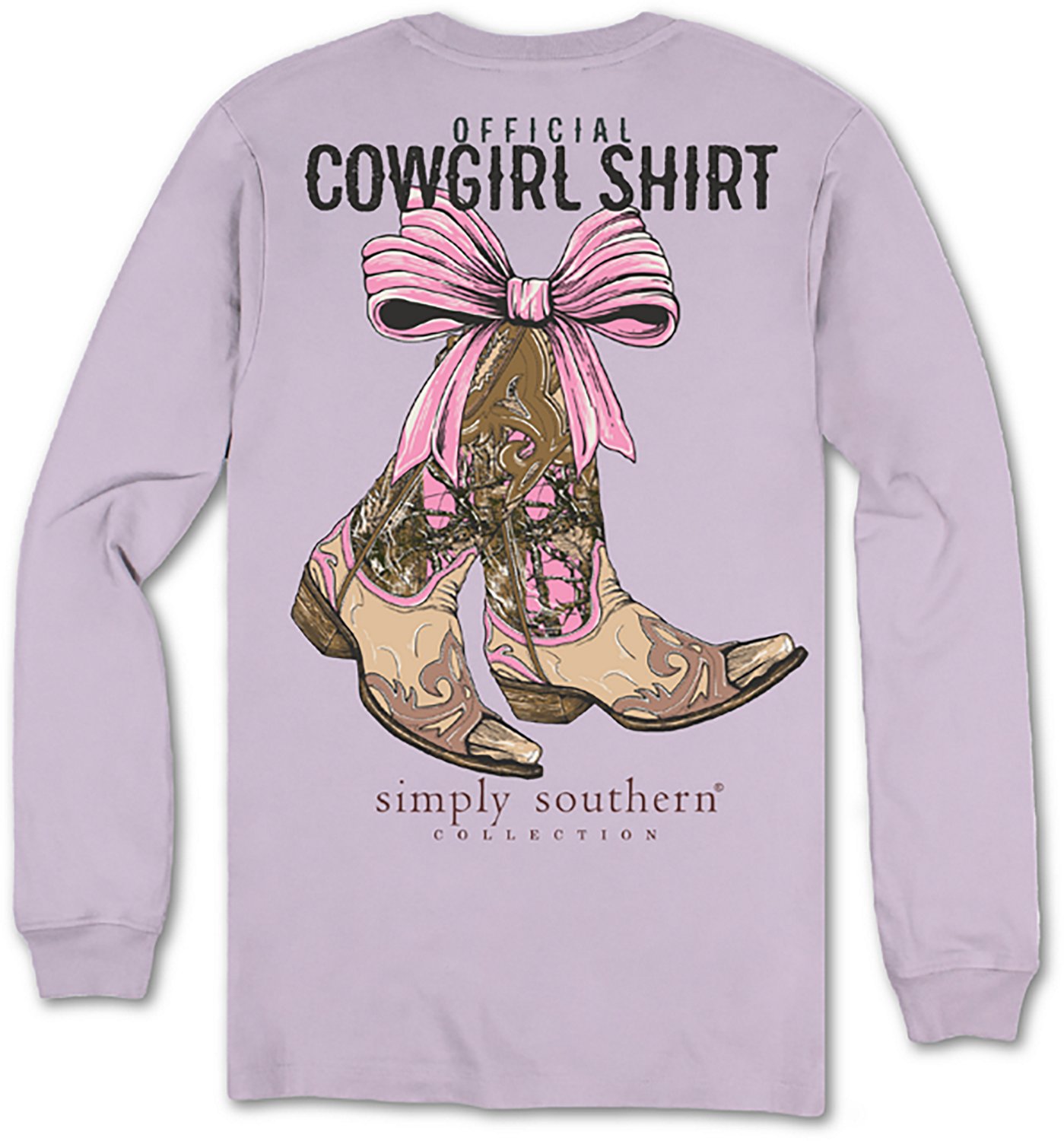 Simply Southern Girls' Cowgirl Long Sleeve T-shirt - view number 2