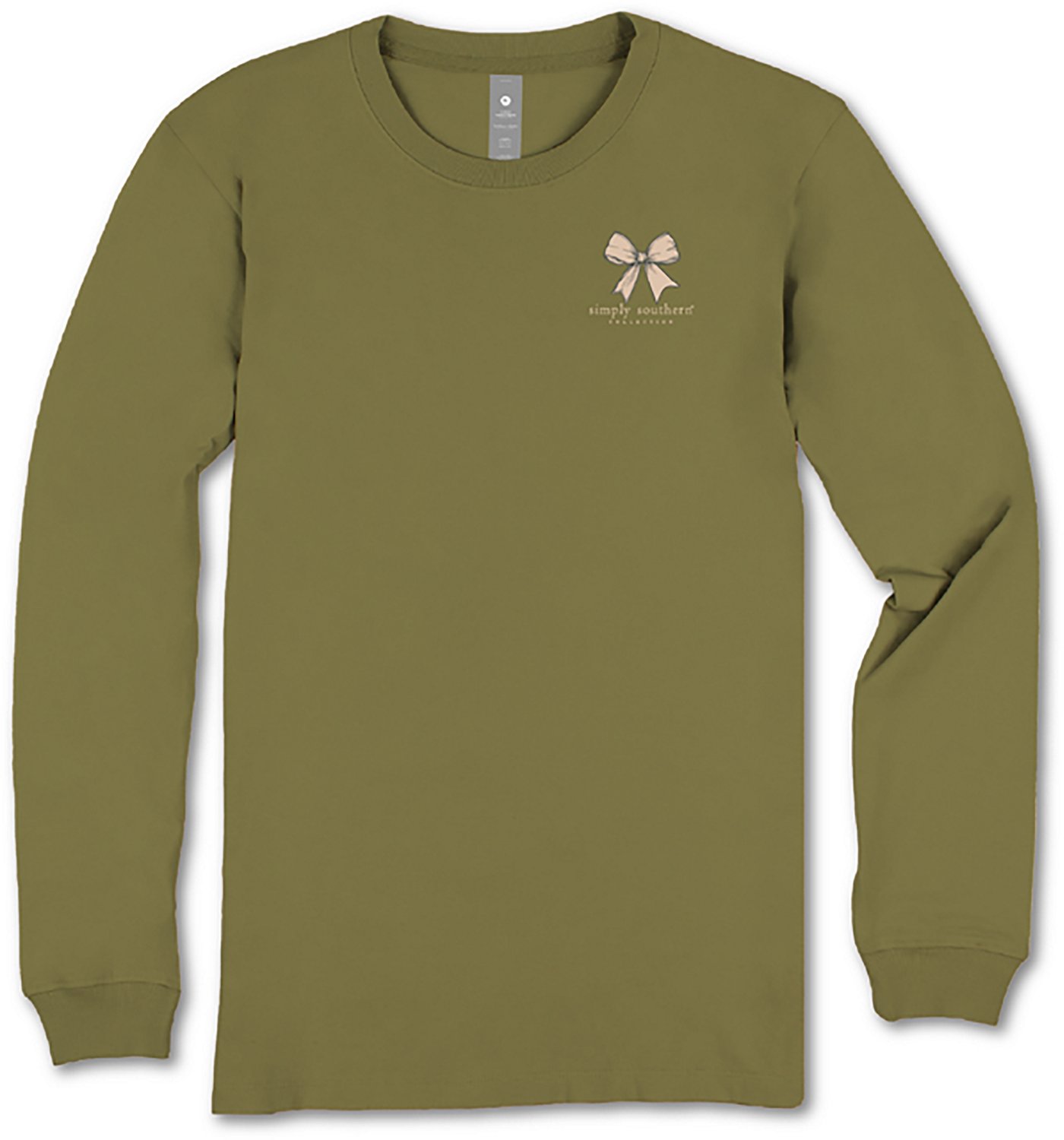 Simply Southern Girls' Camo Bow Long Sleeve T-shirt - view number 3