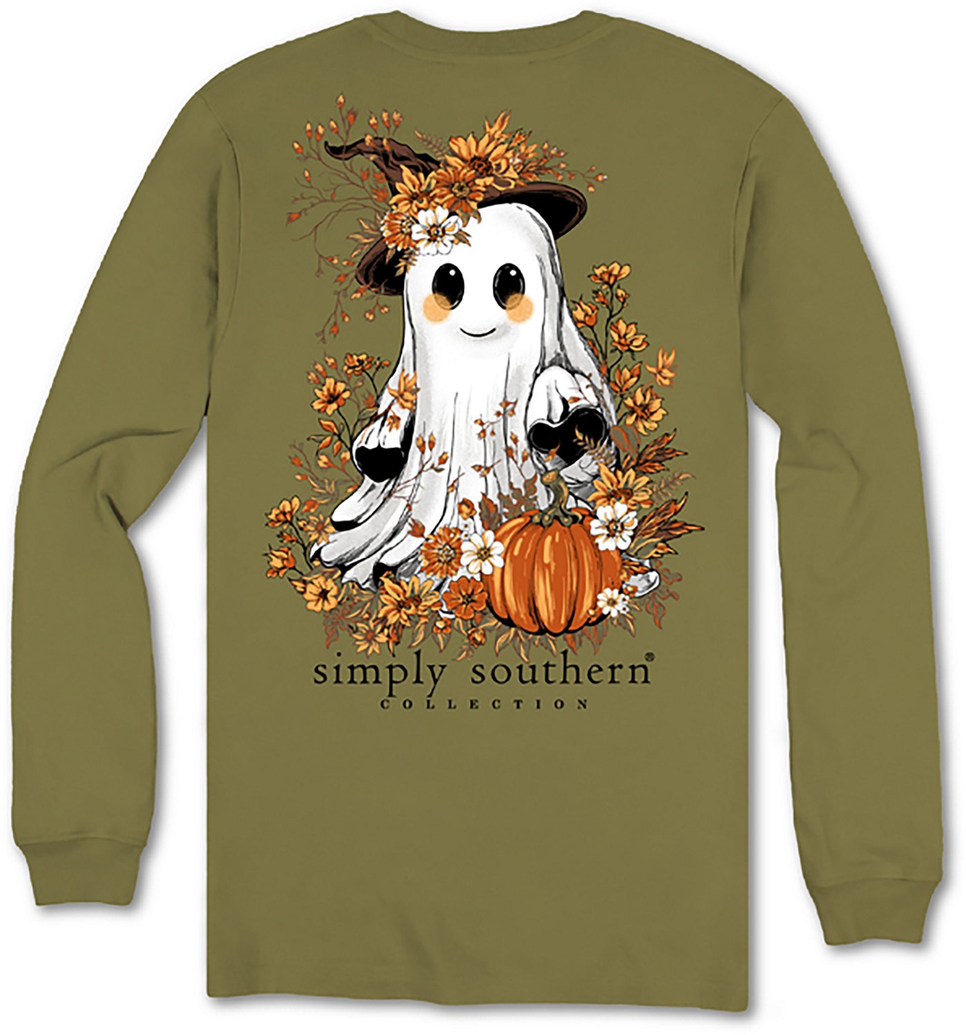 Simply Southern Girls' Ghost Fall Long Sleeve T-shirt - view number 2