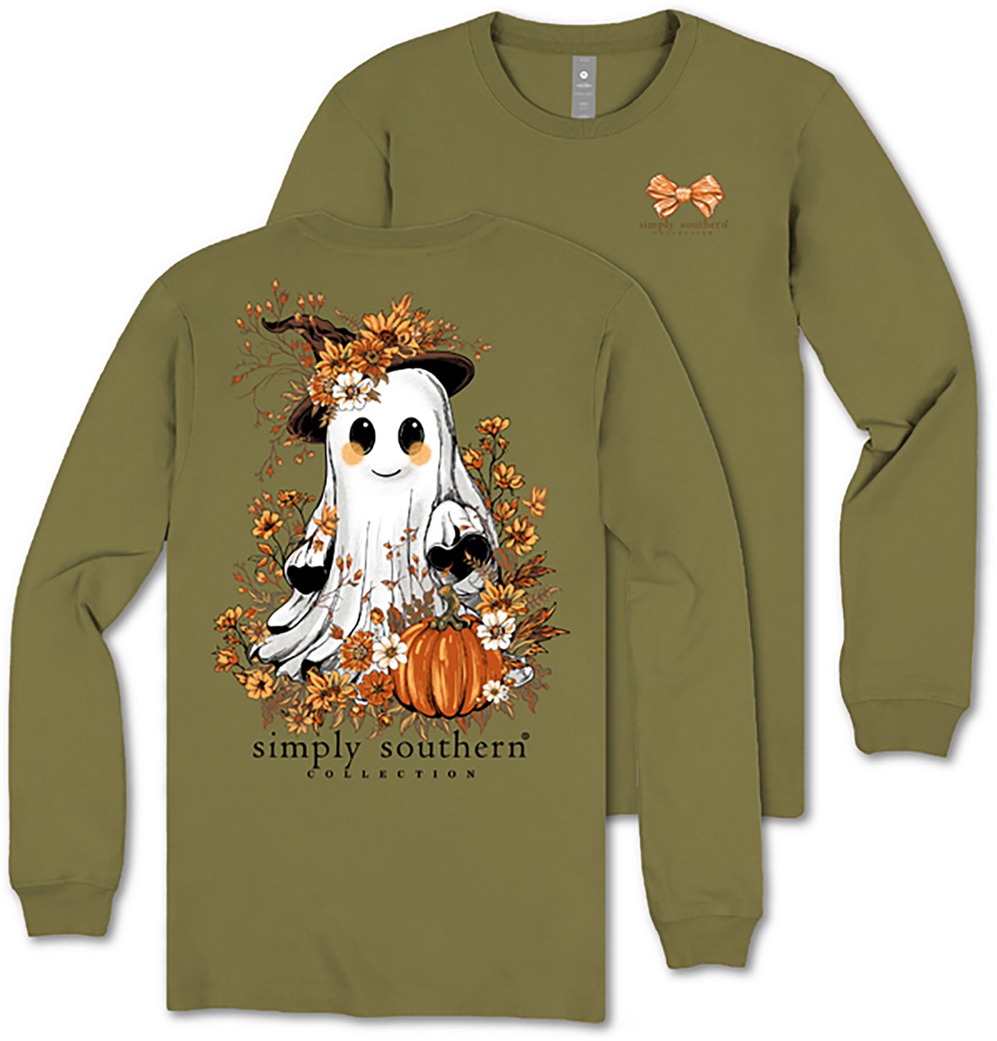 Simply Southern Girls' Ghost Fall Long Sleeve T-shirt - view number 4