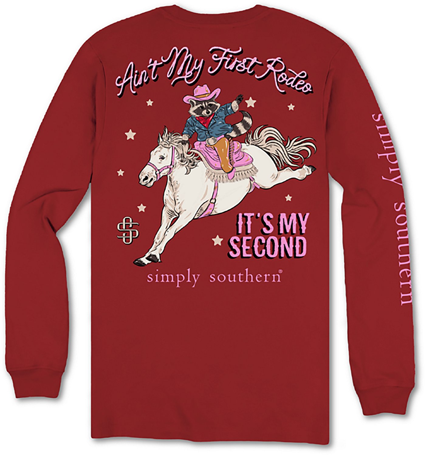 Simply Southern Girls' First Rodeo Long Sleeve T-shirt - view number 2