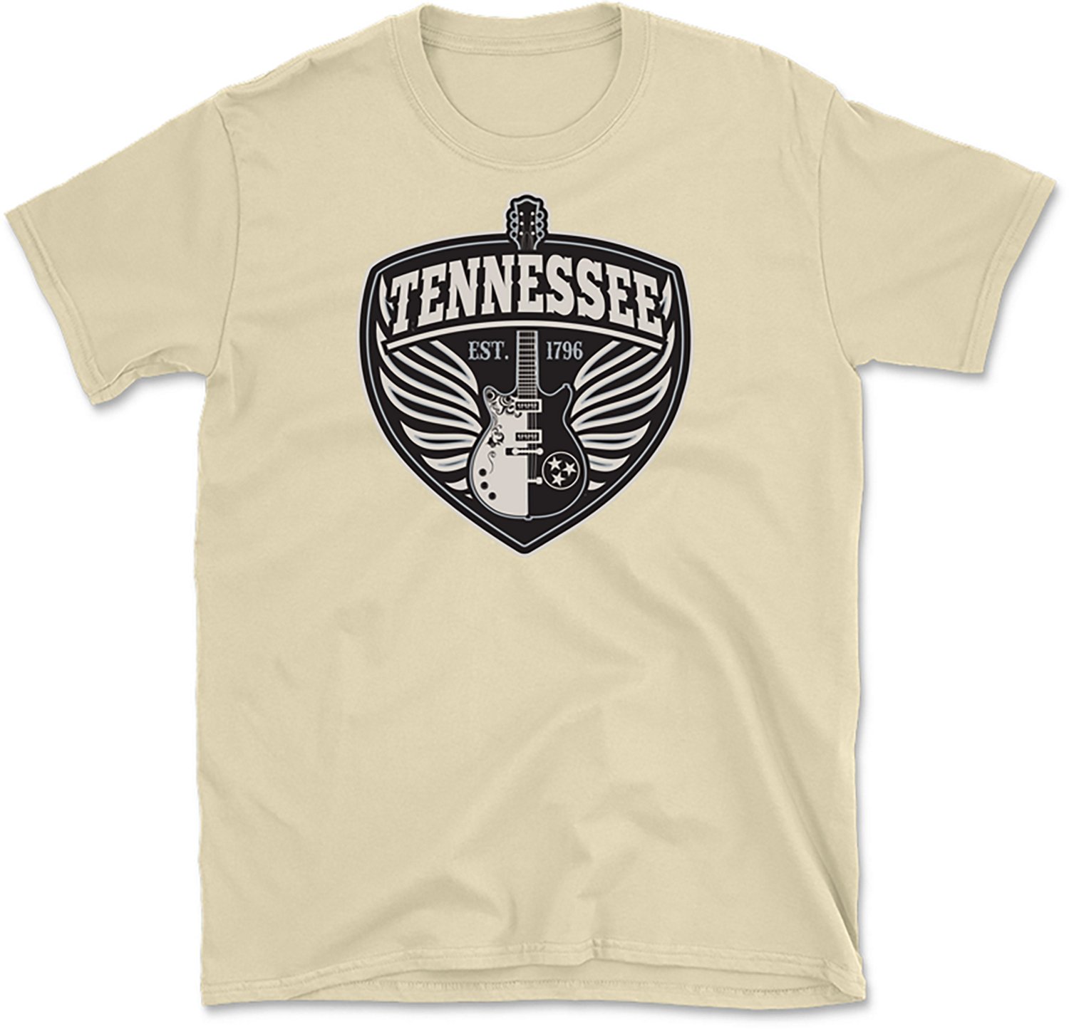 State Life Men's TN Guitar Badge T-shirt - view number 1