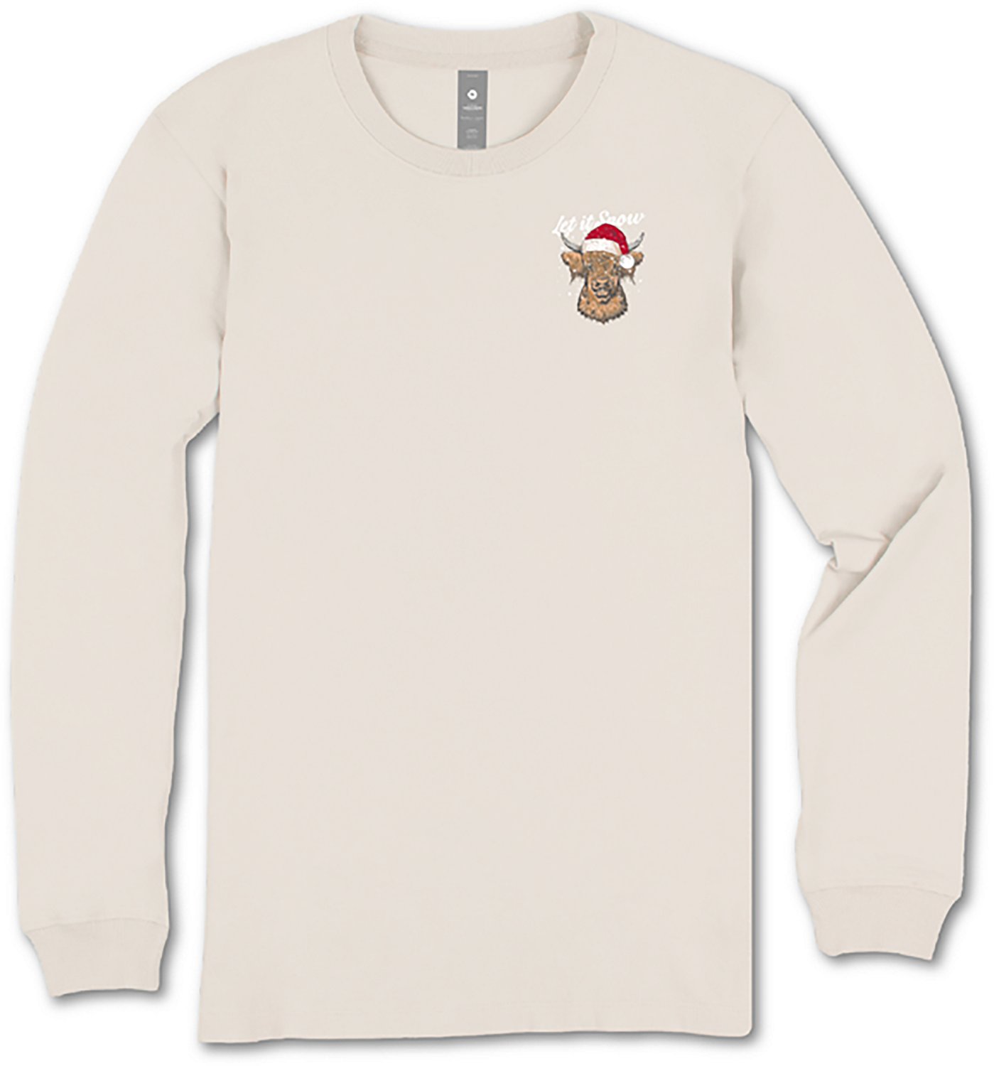 Simply Southern Women's Let It Snow Cow Long Sleeve T-shirt - view number 3
