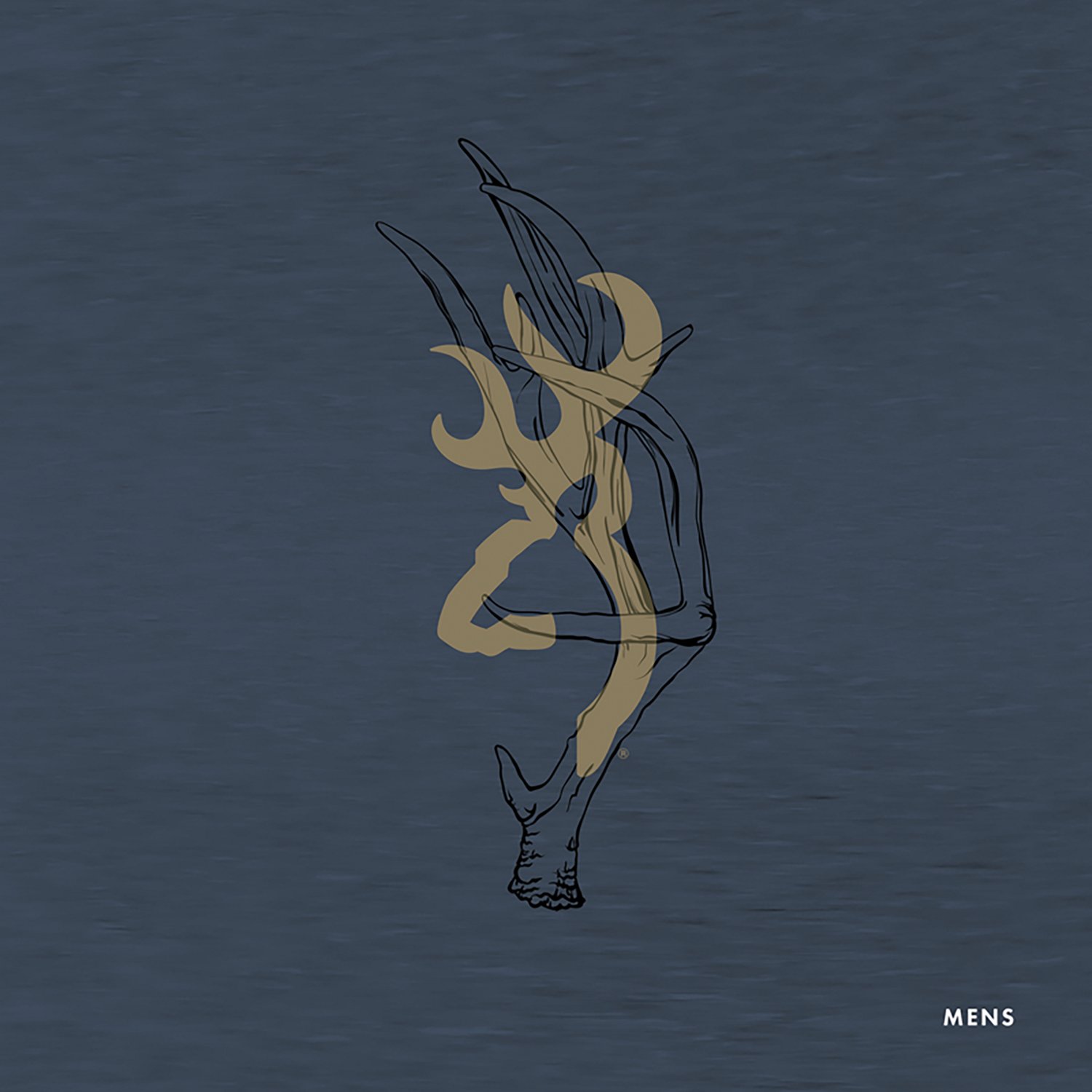 Browning Men's Antler Overlay Buckmark Short Sleeve T-shirt - view number 3