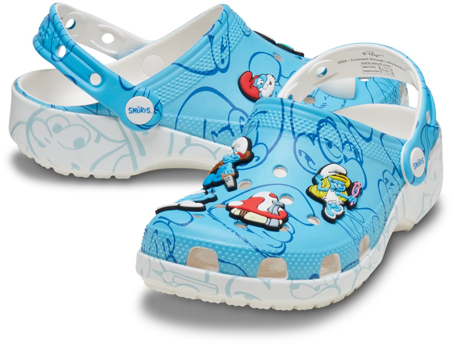 Crocs Kids' Smurfs Classic Clog - view number 3