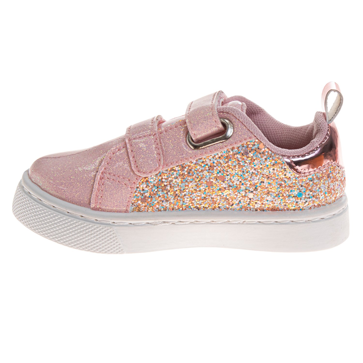 Laura Ashley Toddler Girls' Glitter Hook and Loop Closure Shoes - view number 2